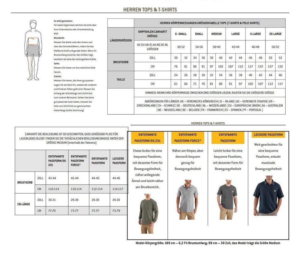 Carhartt Langarmhemd Snap- Front 107016 günstig online kaufen