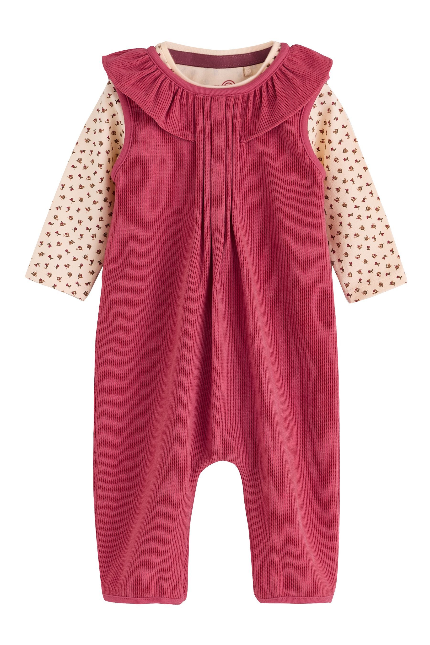 Next Body & Hose Baby Latzhose & Langarm-Bodysuit im 2-teiligen Set (2-tlg)