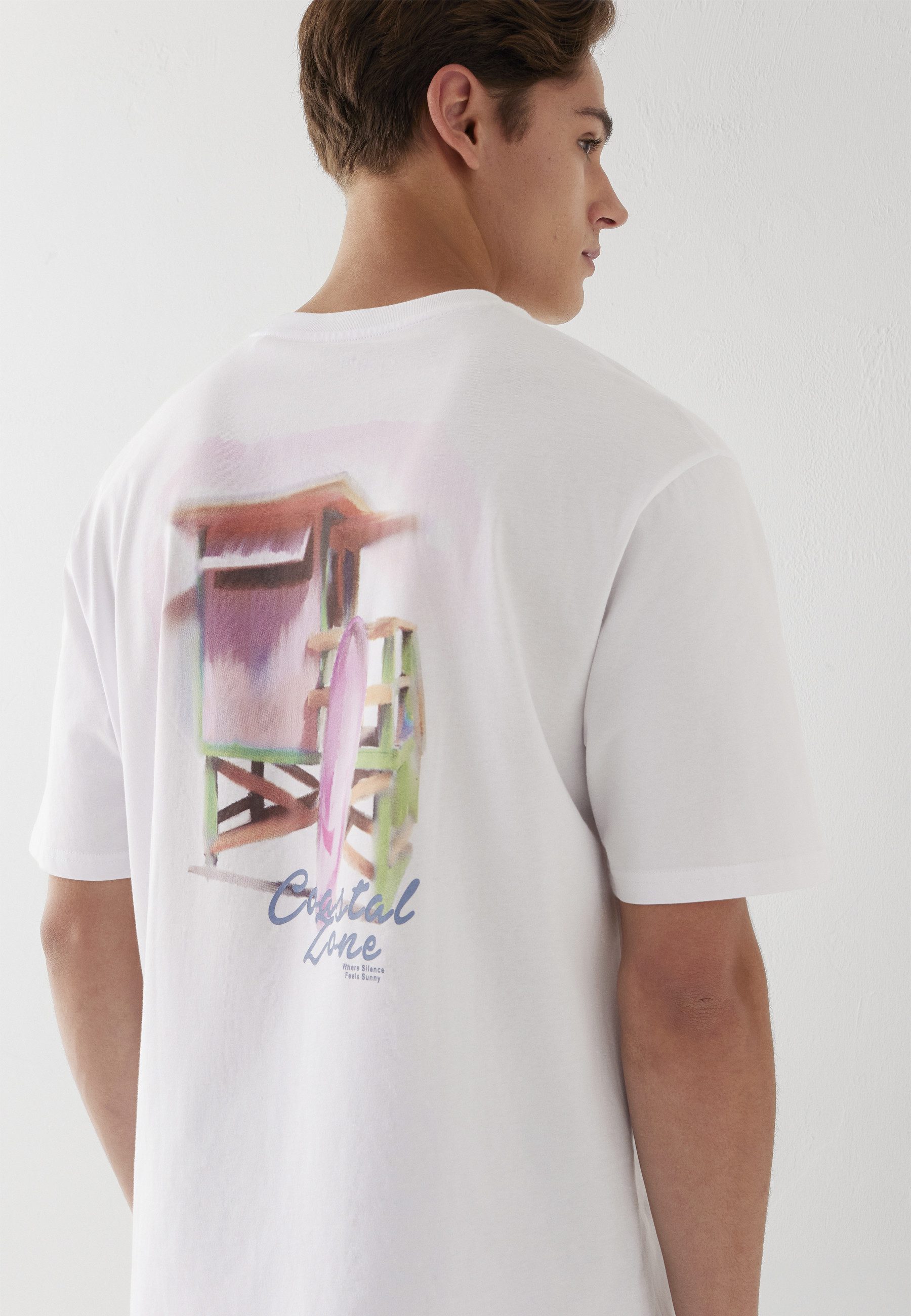 Mavi T-Shirt COASTAL ZONE TEE Backprint T-Shirt