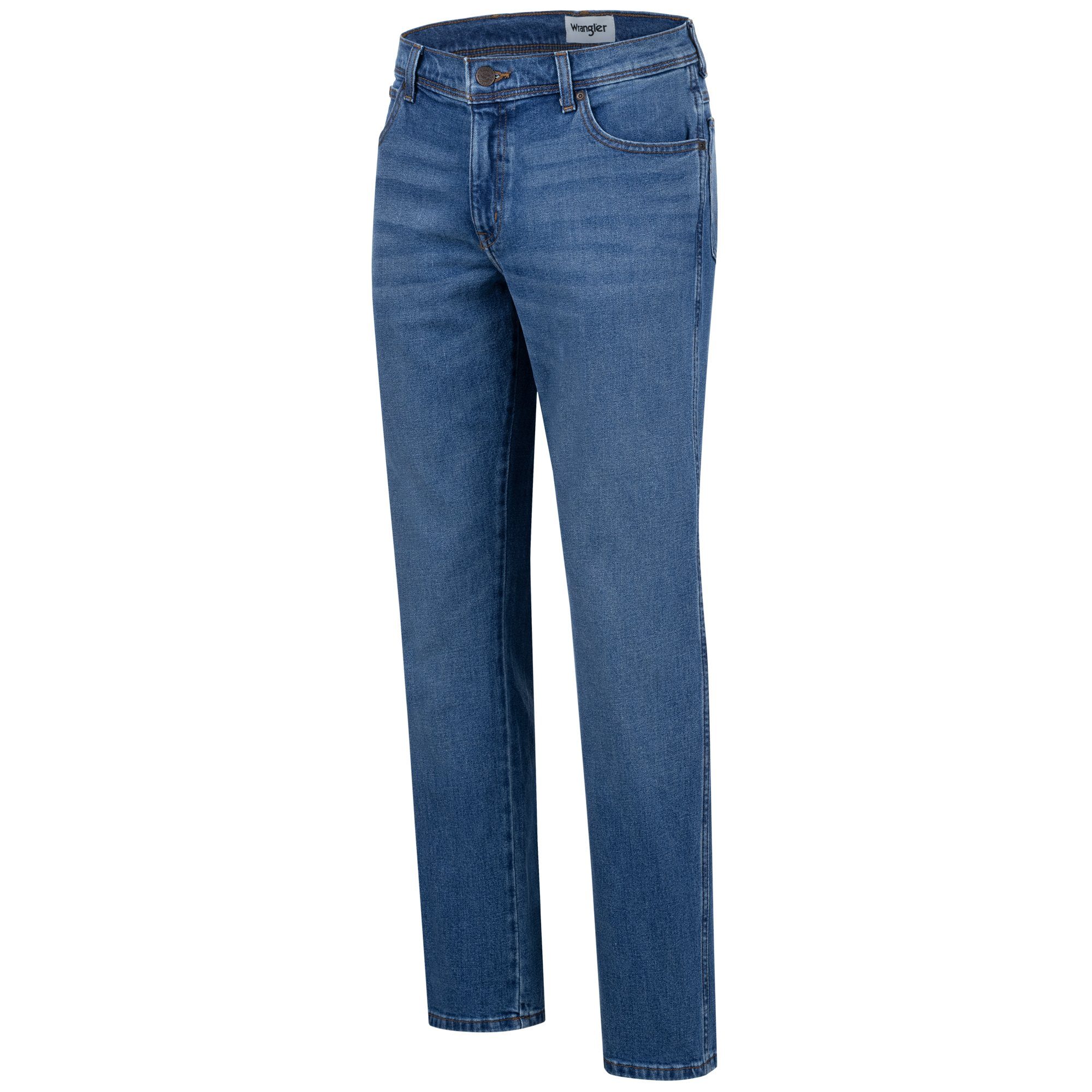 Wrangler Straight-Jeans Texas Authentic Straight Herrenstretchjeans 5-Pocke günstig online kaufen