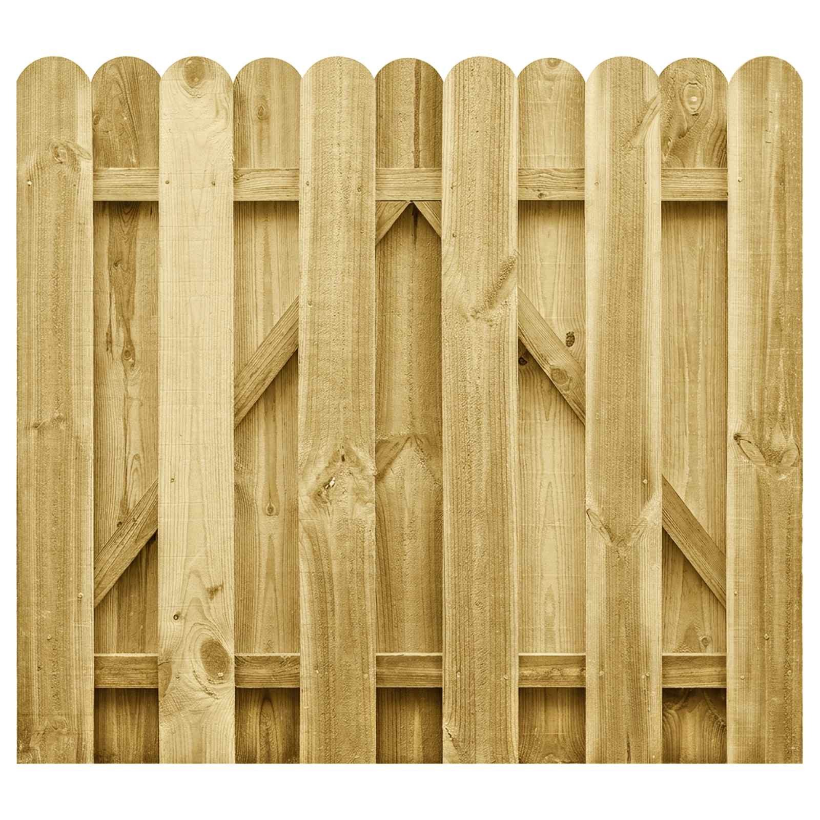 vidaXL Gartentor Gartentor 100 x 100 cm Massives Kiefernholz Grün