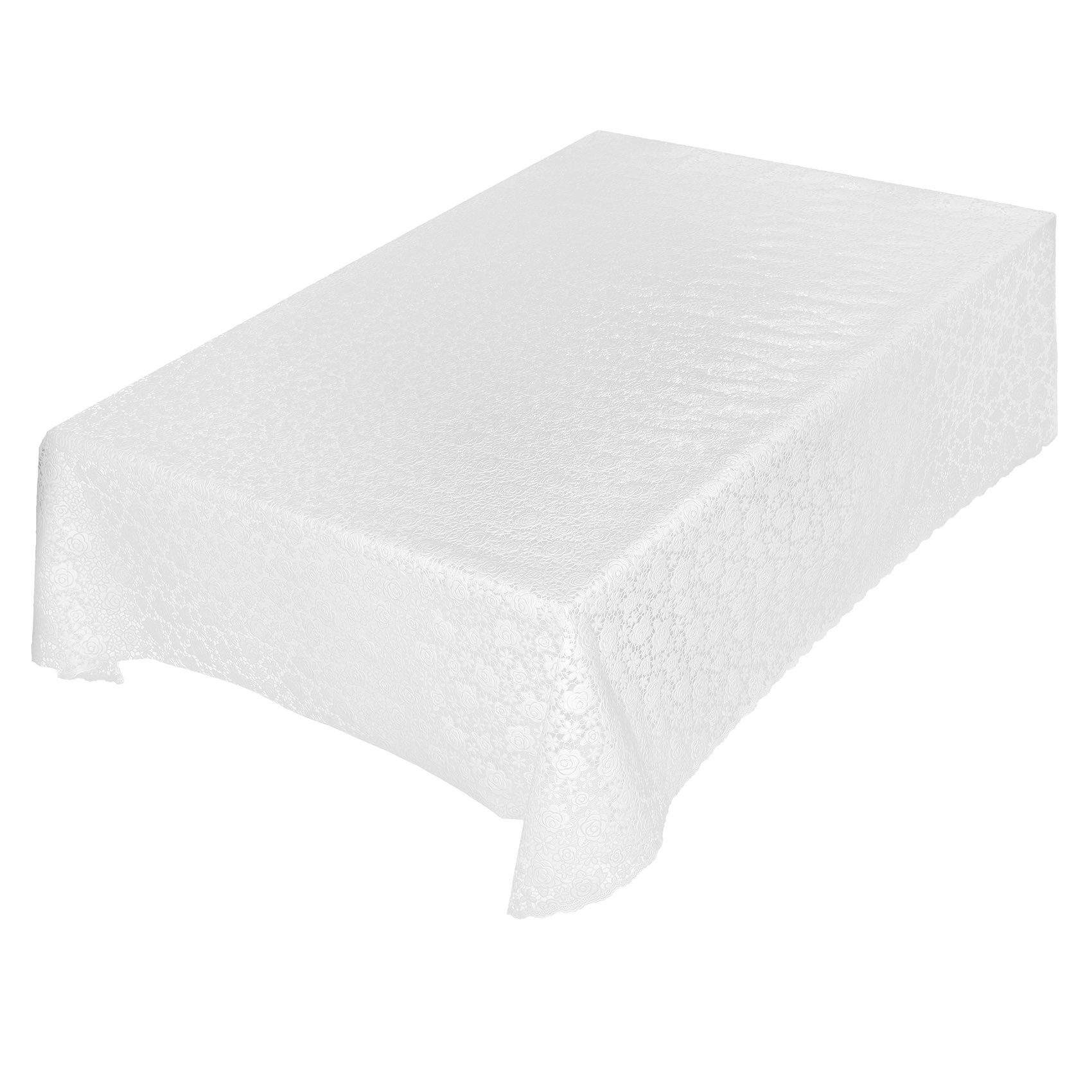 ANRO Tischdecke Lace Vinyltischdecke Häkelspitze Gartentischdecke günstig online kaufen