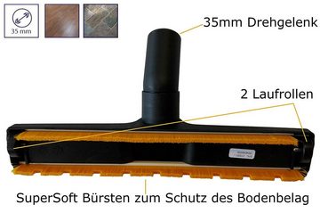 Maxorado Hartbodendüse Hartbodendüse 35mm für Staubsauger von Bosch Home and Garden Parkett