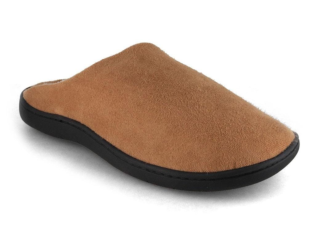 Fluffys Cosmo Herren klassische Pantoffeln Latschen Schlappen Slipper Pantolet Hausschuh besonders leicht
