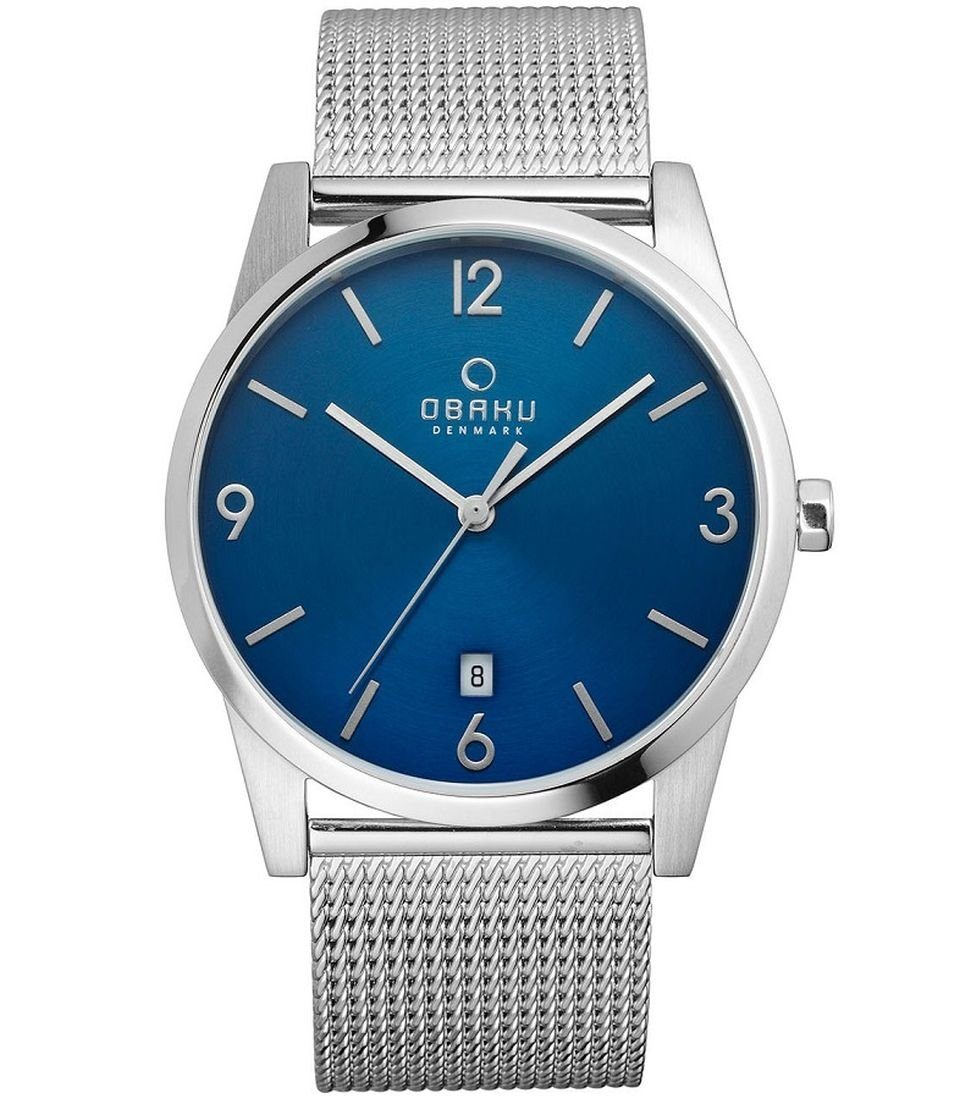 Herrenuhr Sten Obaku V169GDCLMC Obaku Quarzuhr