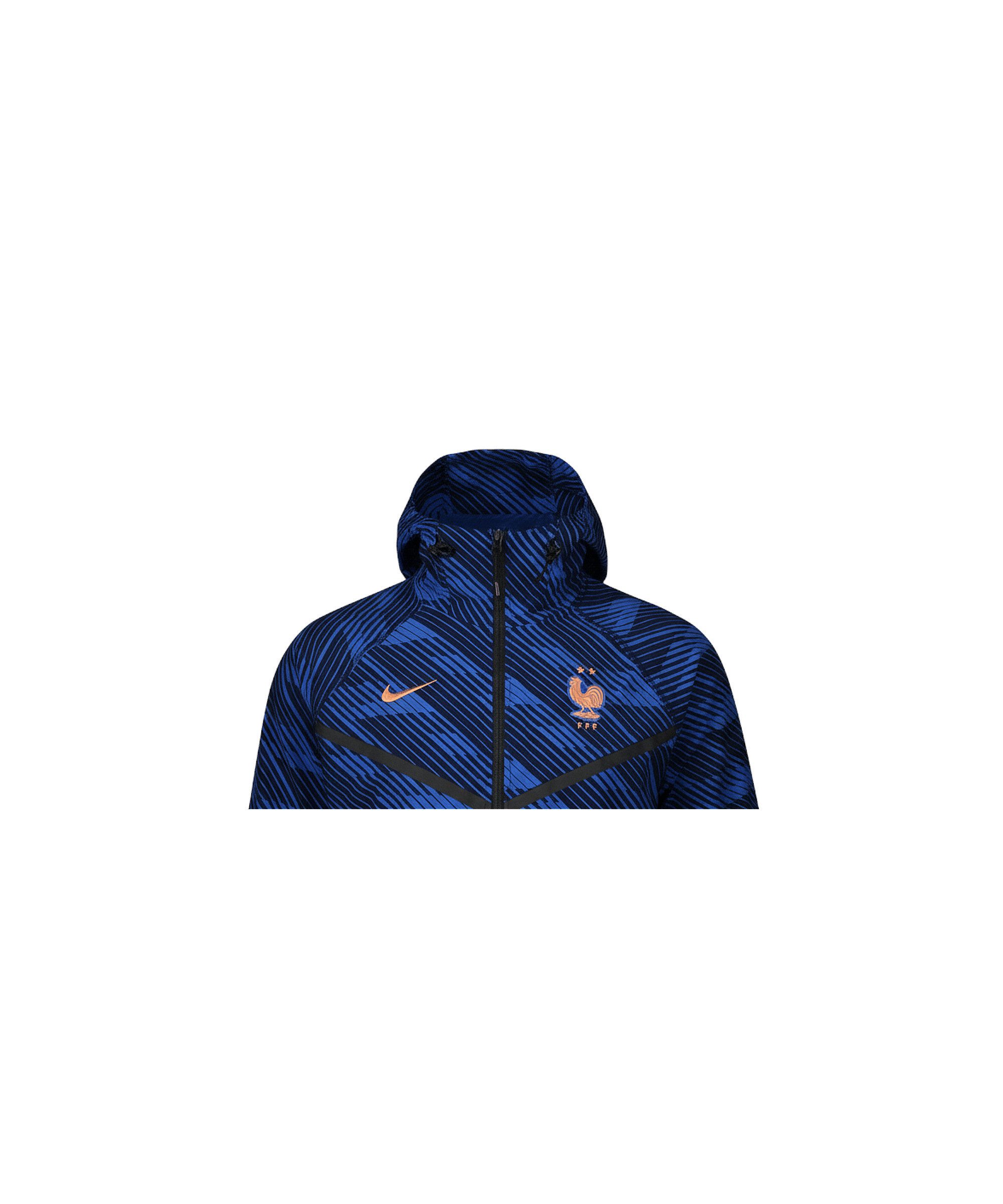 Nike Sweatjacke Nike Performance FFF Frankreich Windjacke Polyester