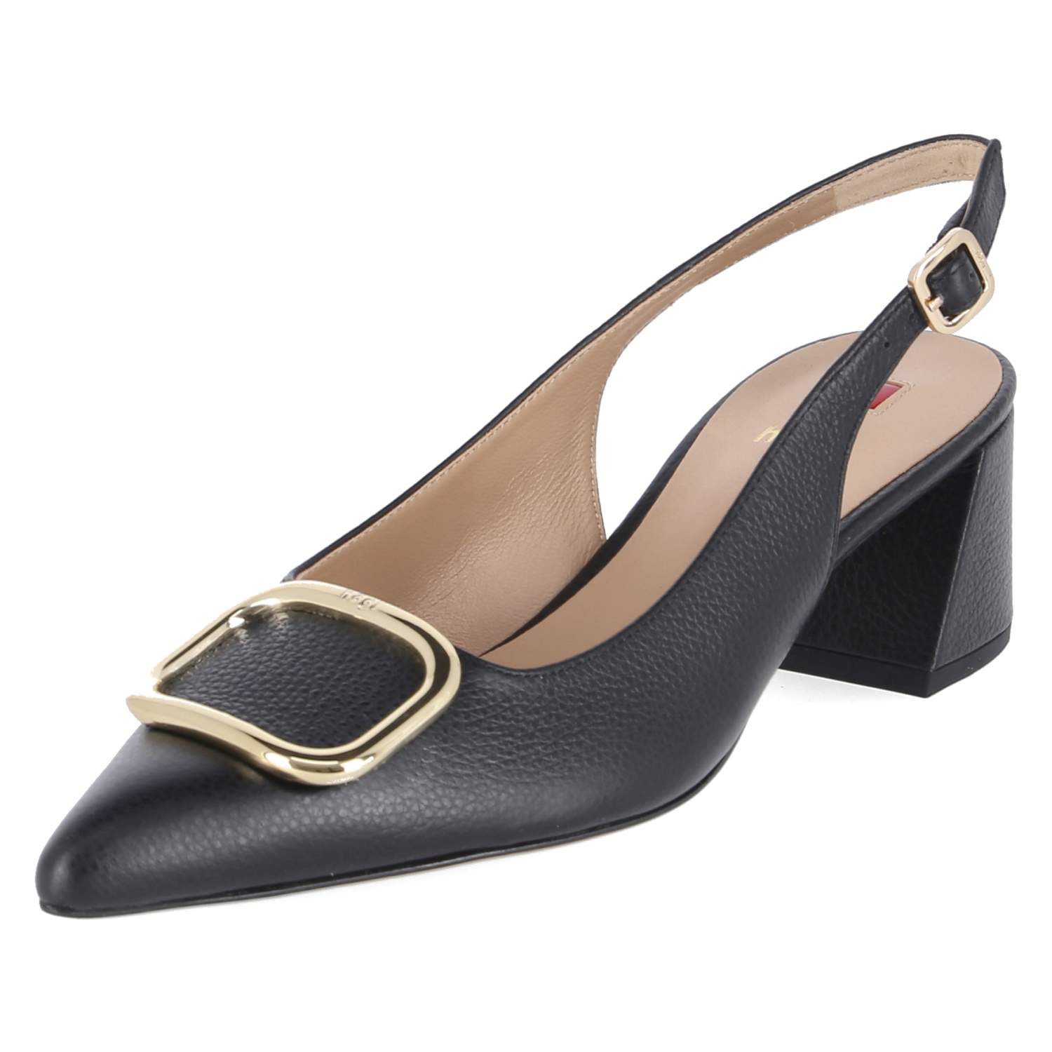 Högl Högl 11046230100 Damen Glattleder black Slingpumps