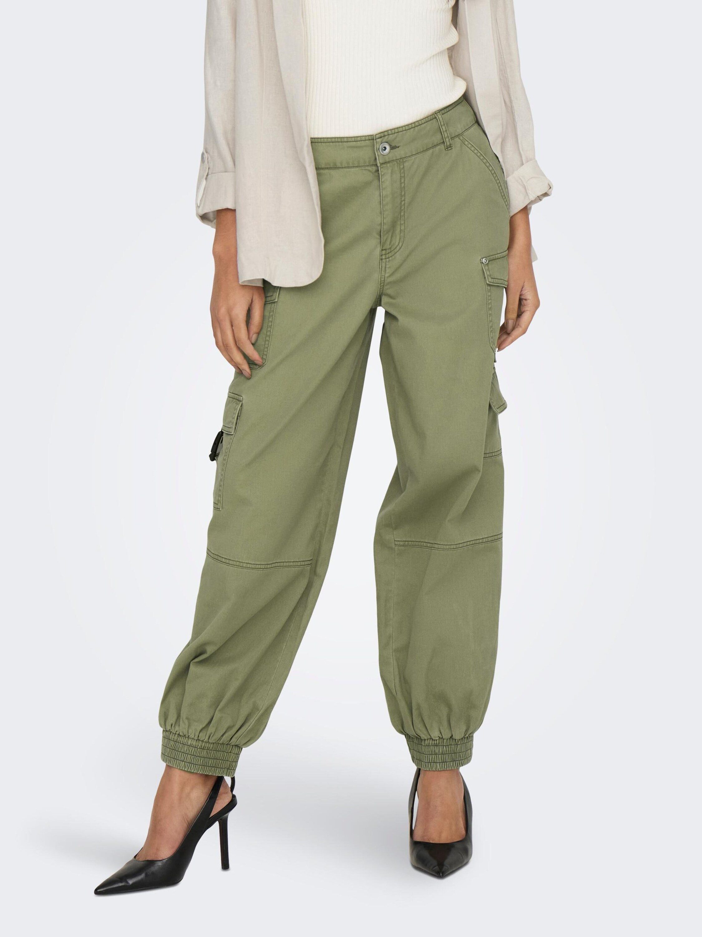 ONLY Cargohose Stine (1-tlg) Drapiert/gerafft