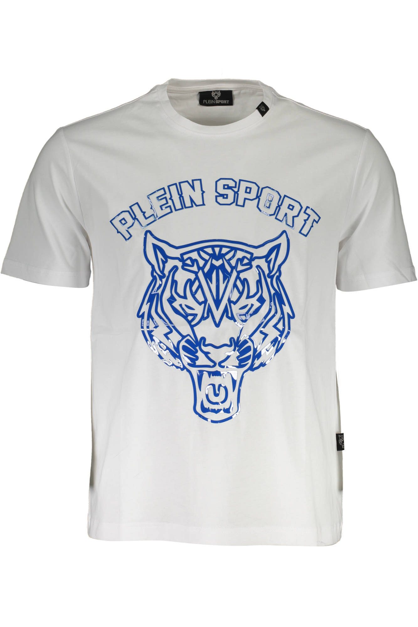 PLEIN SPORT T-Shirt Weiße Herren T-Shirt mit Print &