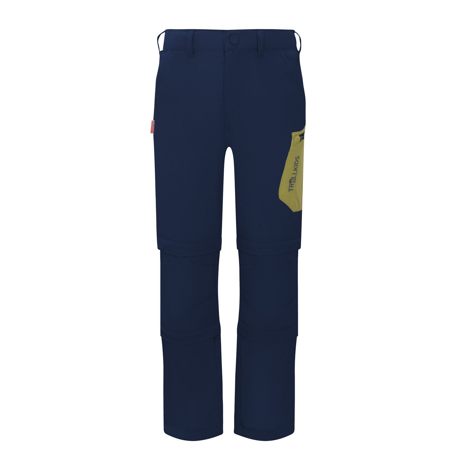 TROLLKIDS Zip-off-Hose KIDS PREIKESTOLEN DOUBLE ZIP-OFF PANTS (1-tlg) mit mehreren Taschen, mit Oberschenkeltasche mit Reißverschluss