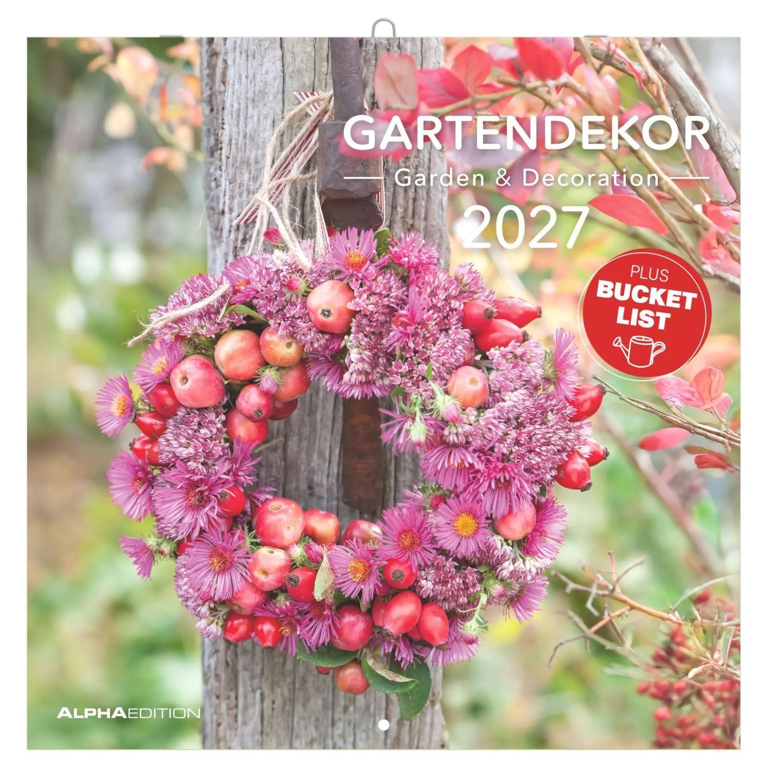 NEUMANN Wandkalender Gartendekor 2027