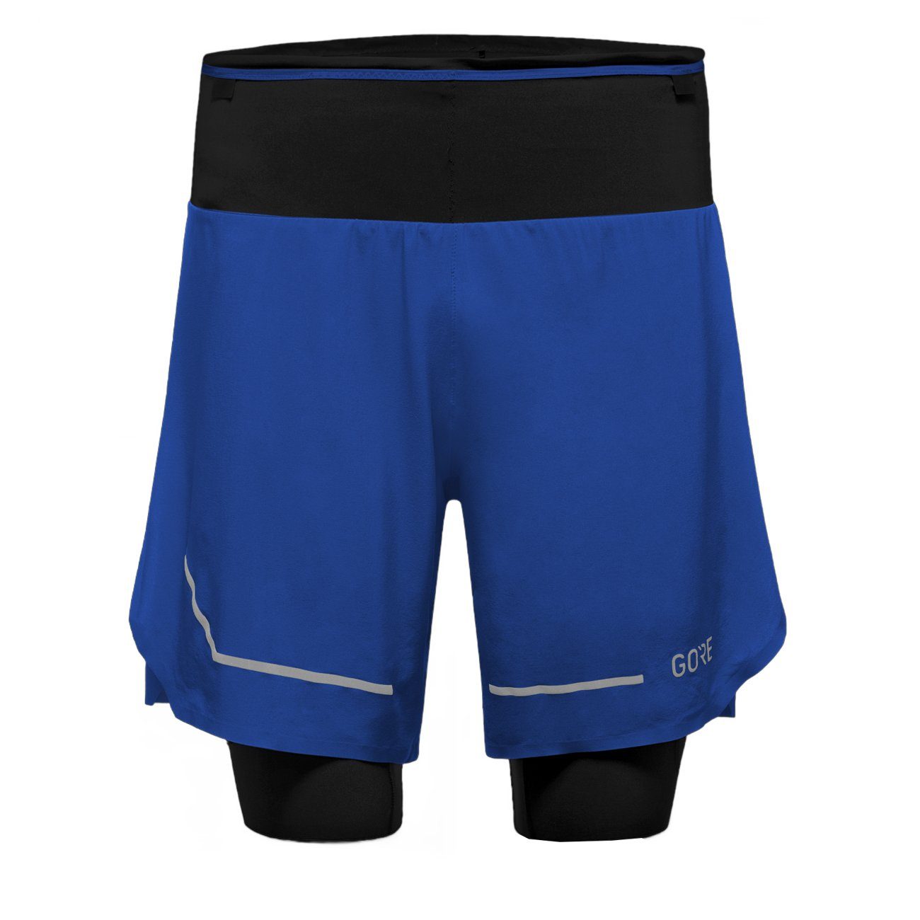 GORE® Wear Laufhose Gore Wear Ultimate 2 in 1 Shorts Herren Ultramarine Blue