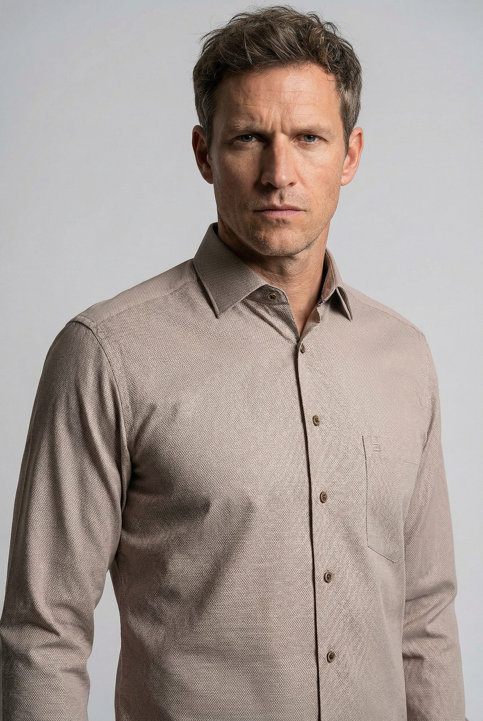 OLYMP Langarmhemd Luxor Businesshemd, comfort fit, New-Kentkragen