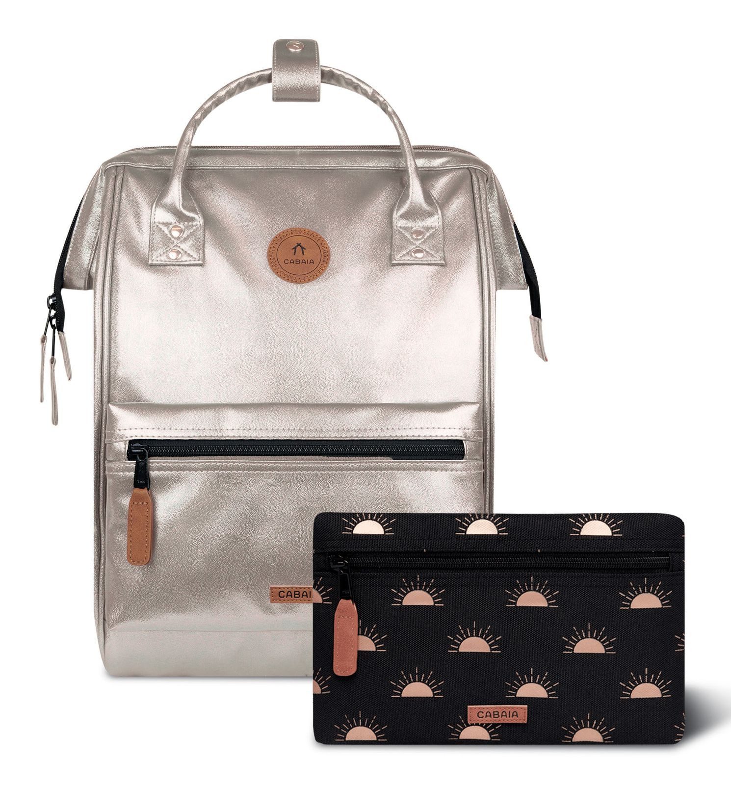 CABAIA Rucksack Iridescent Backpack (Set, 3-tlg) günstig online kaufen