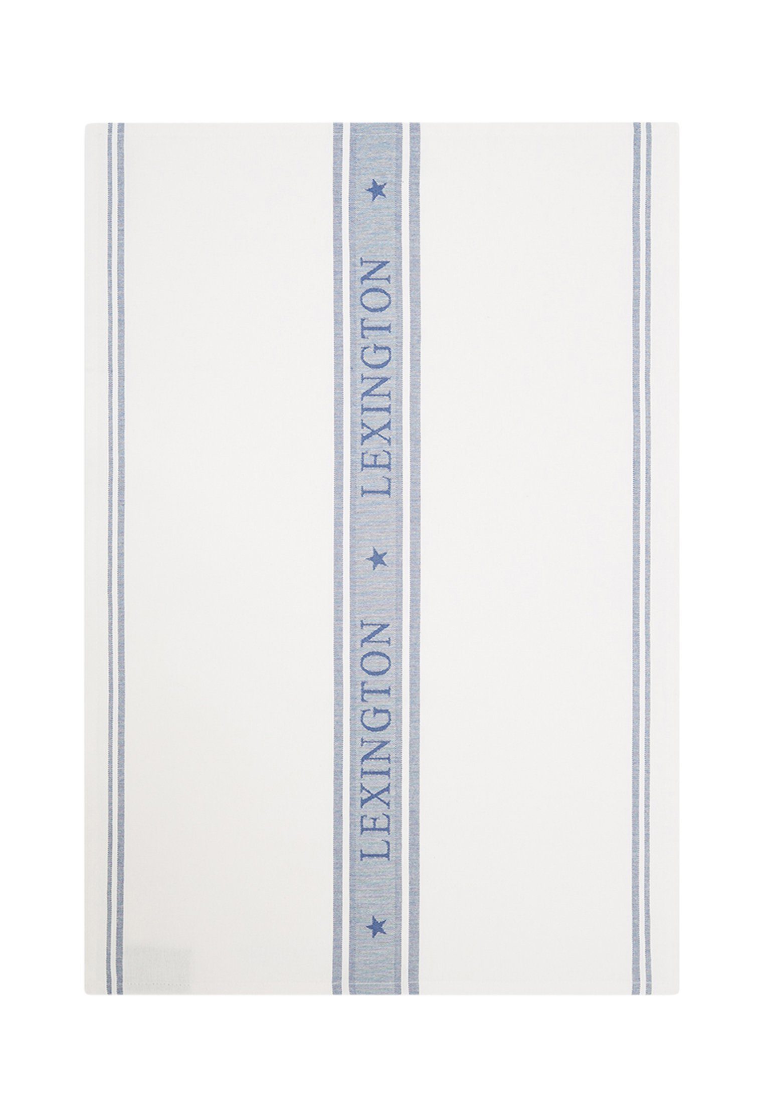 Lexington Geschirrtuch Icons Cotton Jacquard Star white/blue