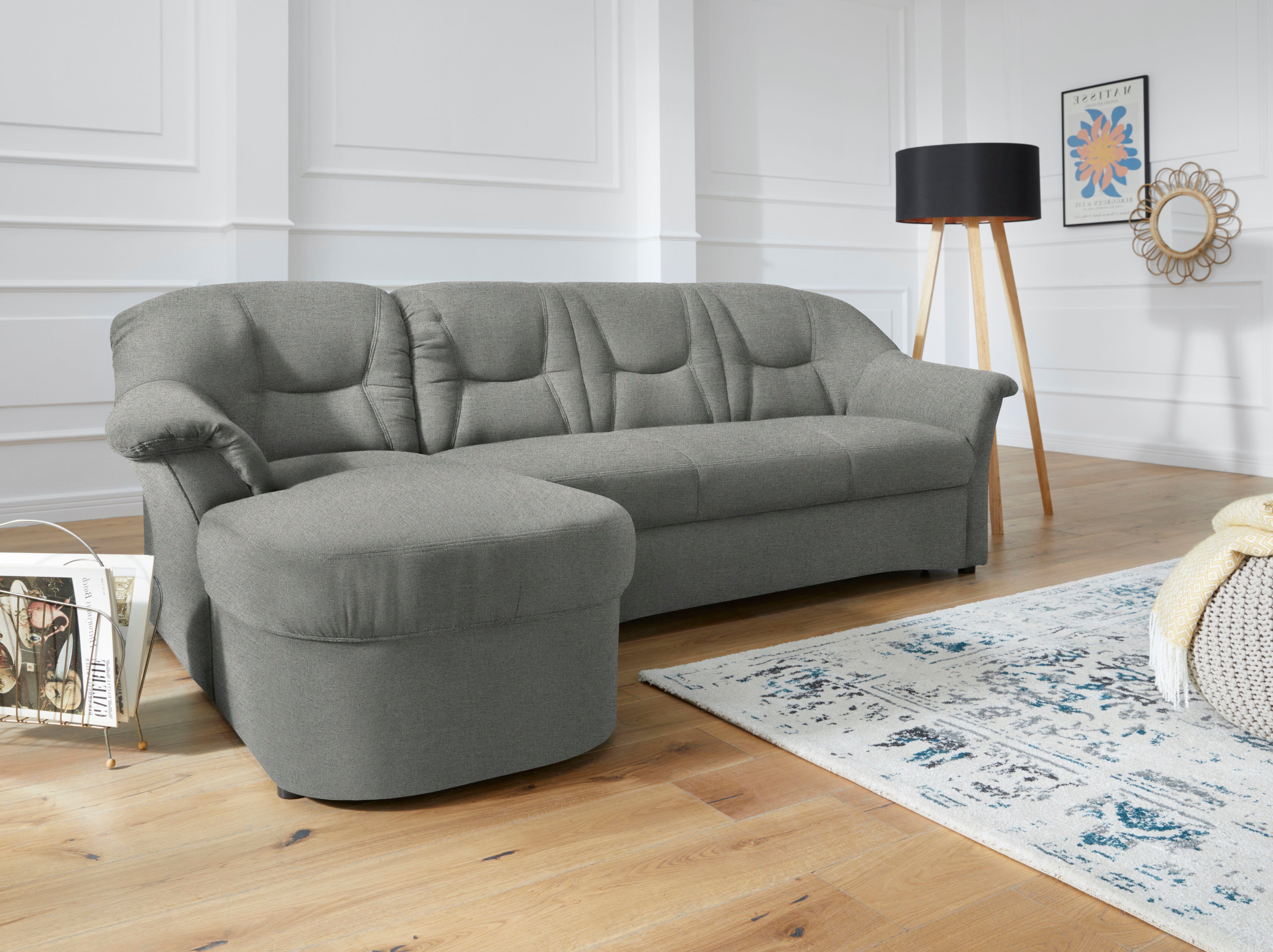 DOMO collection Ecksofa "Sarafina zeitlos und komfortabel, optional mit Fed günstig online kaufen