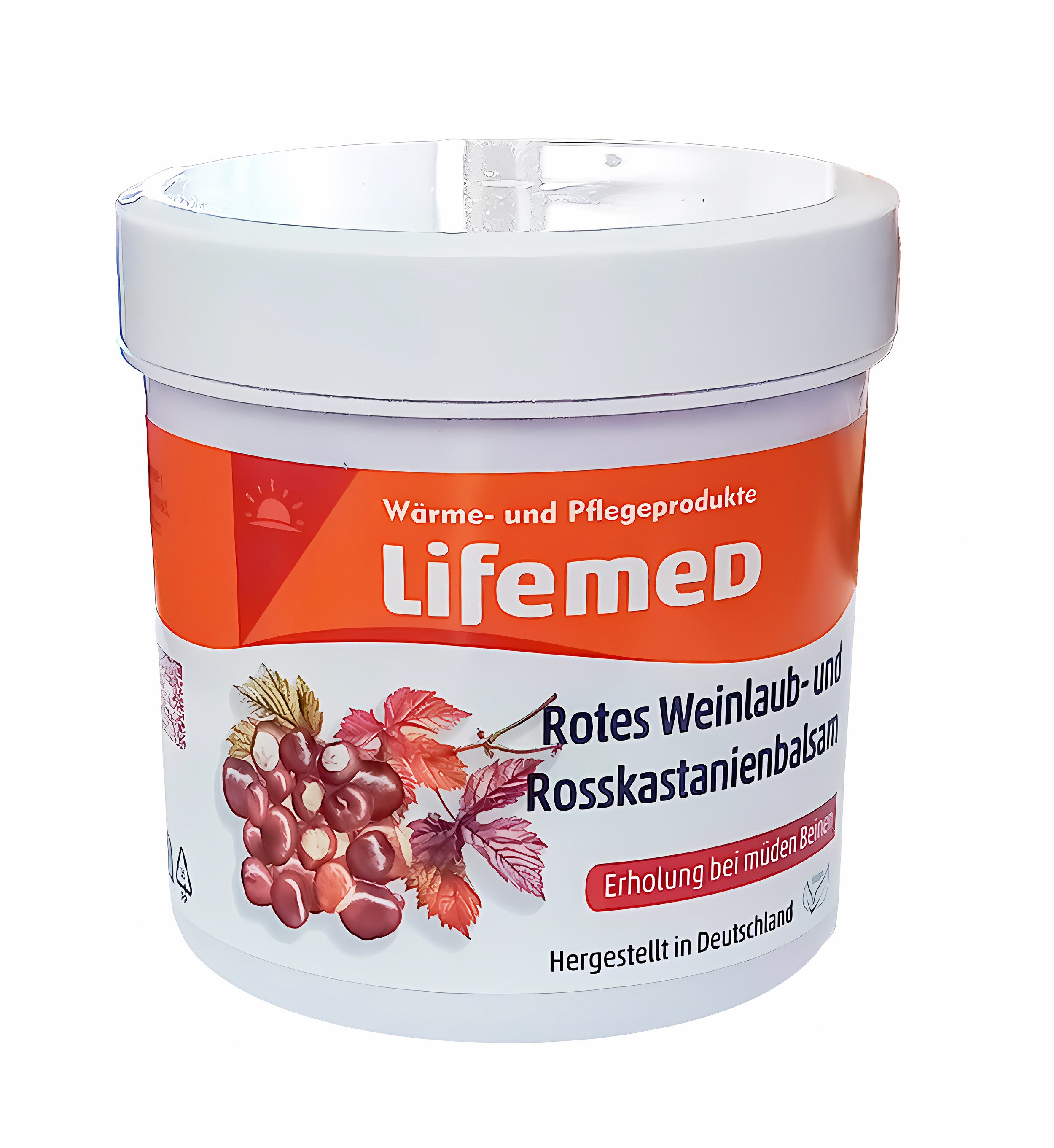 Körpercreme ROTES WEINLAUB und ROSSKASTANIEN BALSAM 250ml Beincreme Fußcreme 71