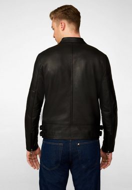 RICANO Lederjacke Baku Hochwertiges Lamm-Nappa-Leder