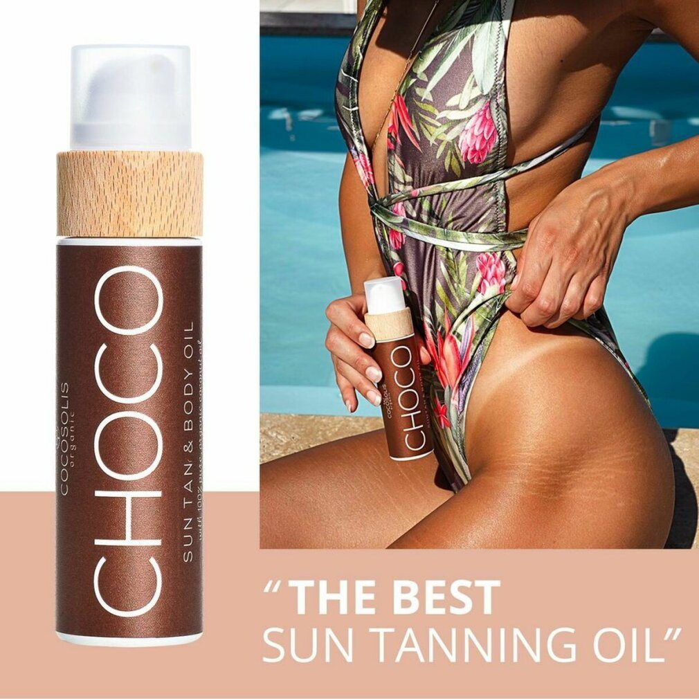 Cocosolis Körperpflegemittel Choco Sun Tan & Body Oil 110ml