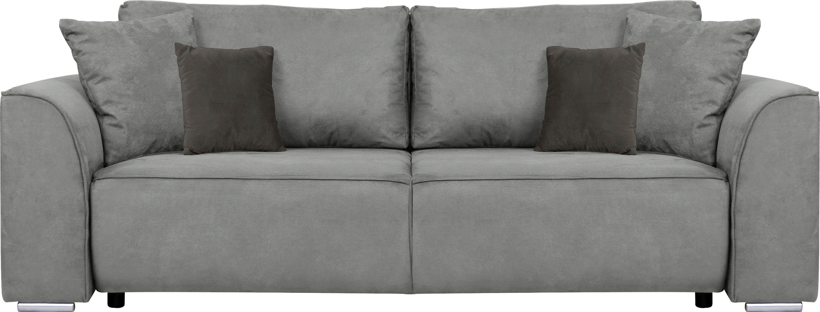 INOSIGN 3-Sitzer Beatrice Schlafsofa, wahlweise auch mit Bettfunktion und B günstig online kaufen