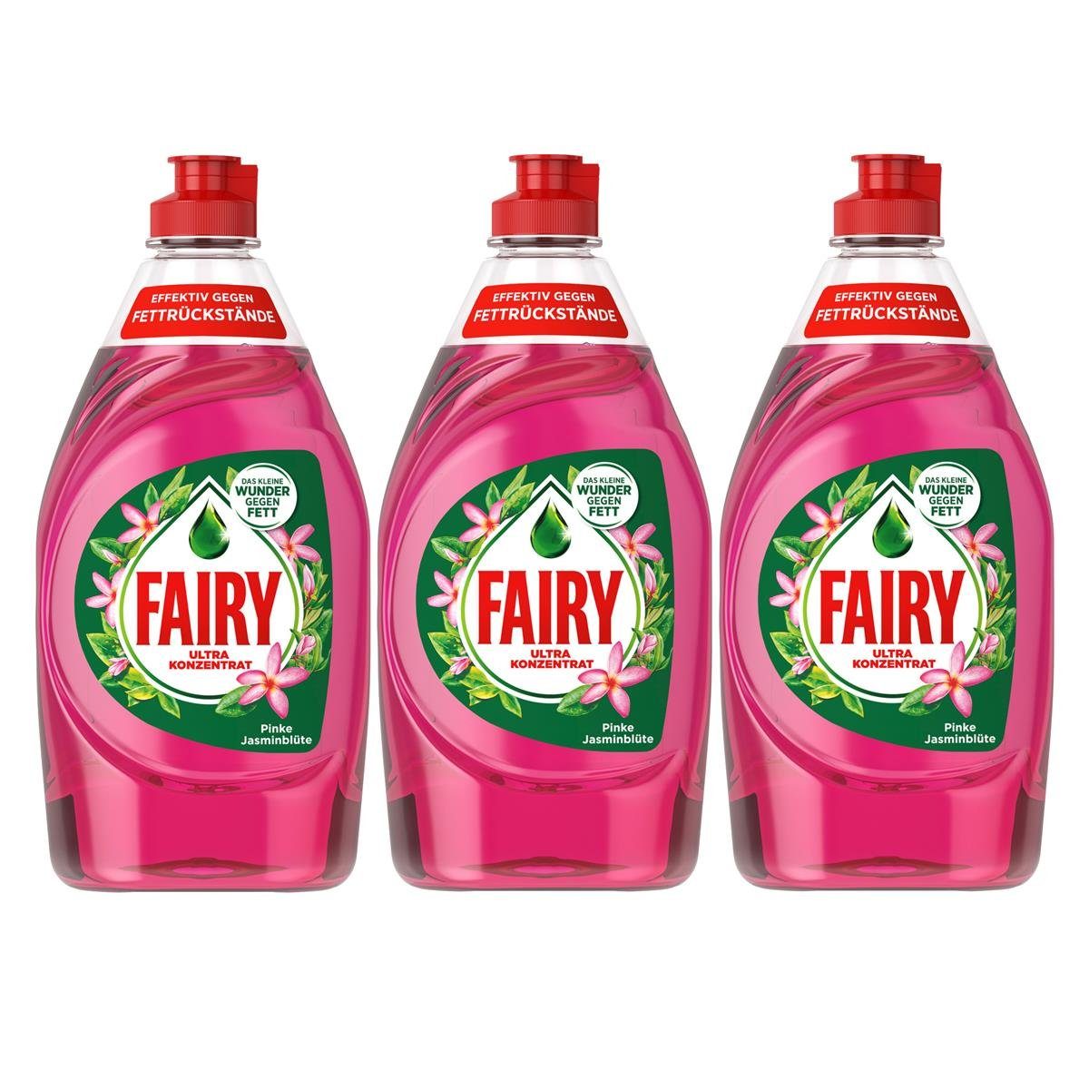Fairy Fairy Spülmittel Ultra Konzentrat 450ml Pinke Jasminblüte gegen (Geschirrspülmittel Fett