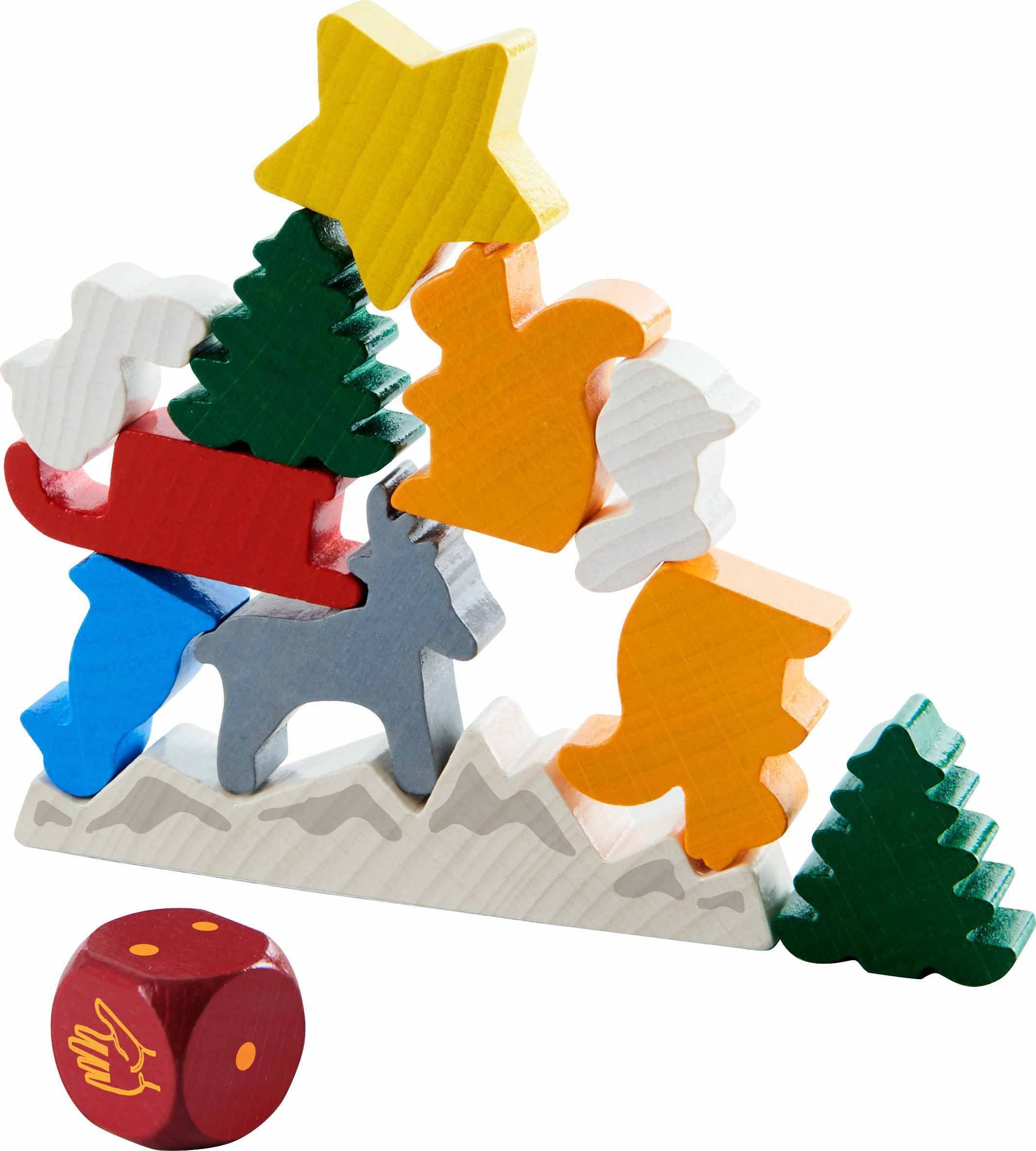Image of HABA - Tier auf Tier - Das weihnachtliche Stapelspiel