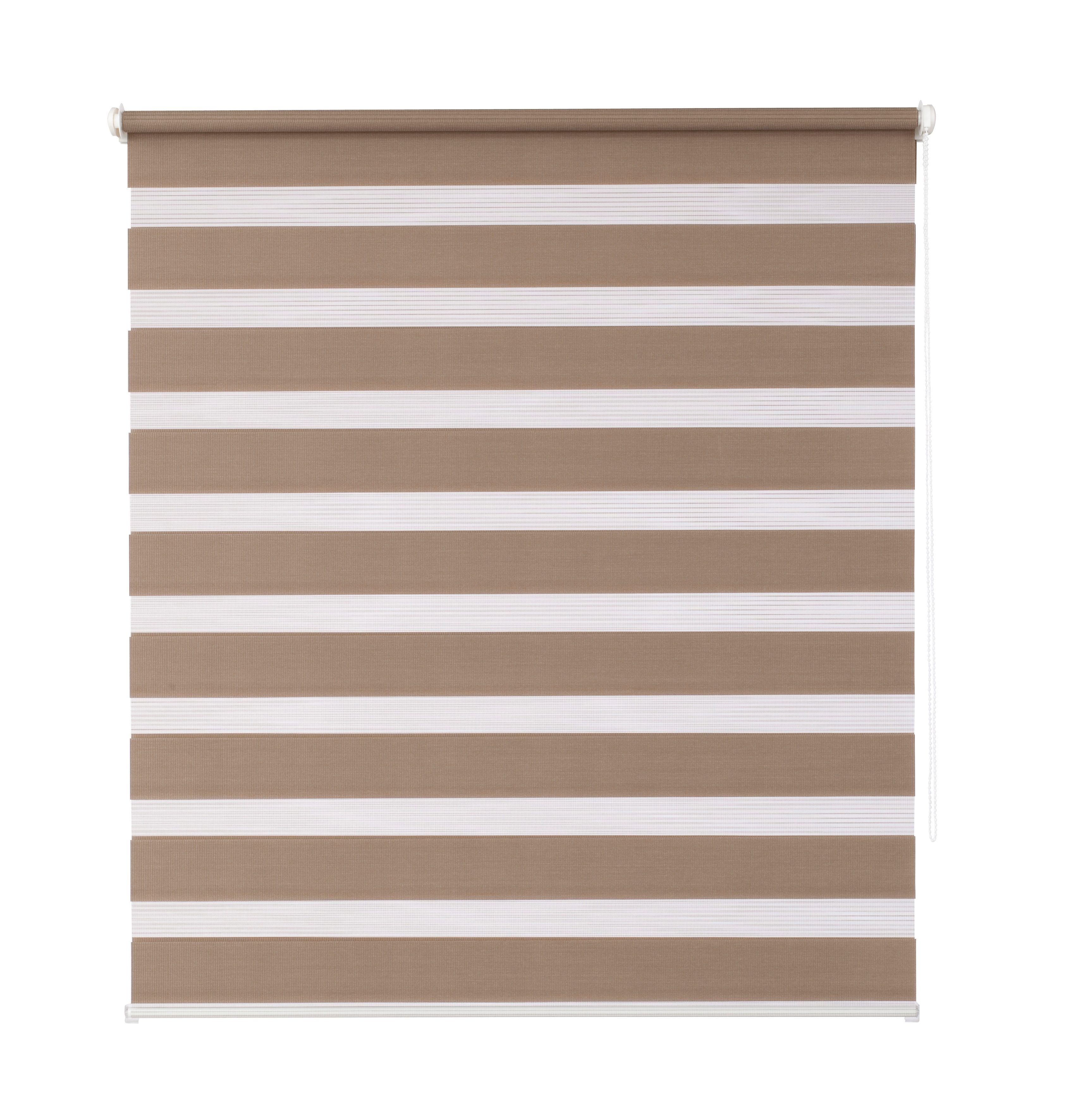 Doppelrollo Ancona, K-HOME, Lichtschutz, ohne Bohren, Klemmfix, im Fixmaß