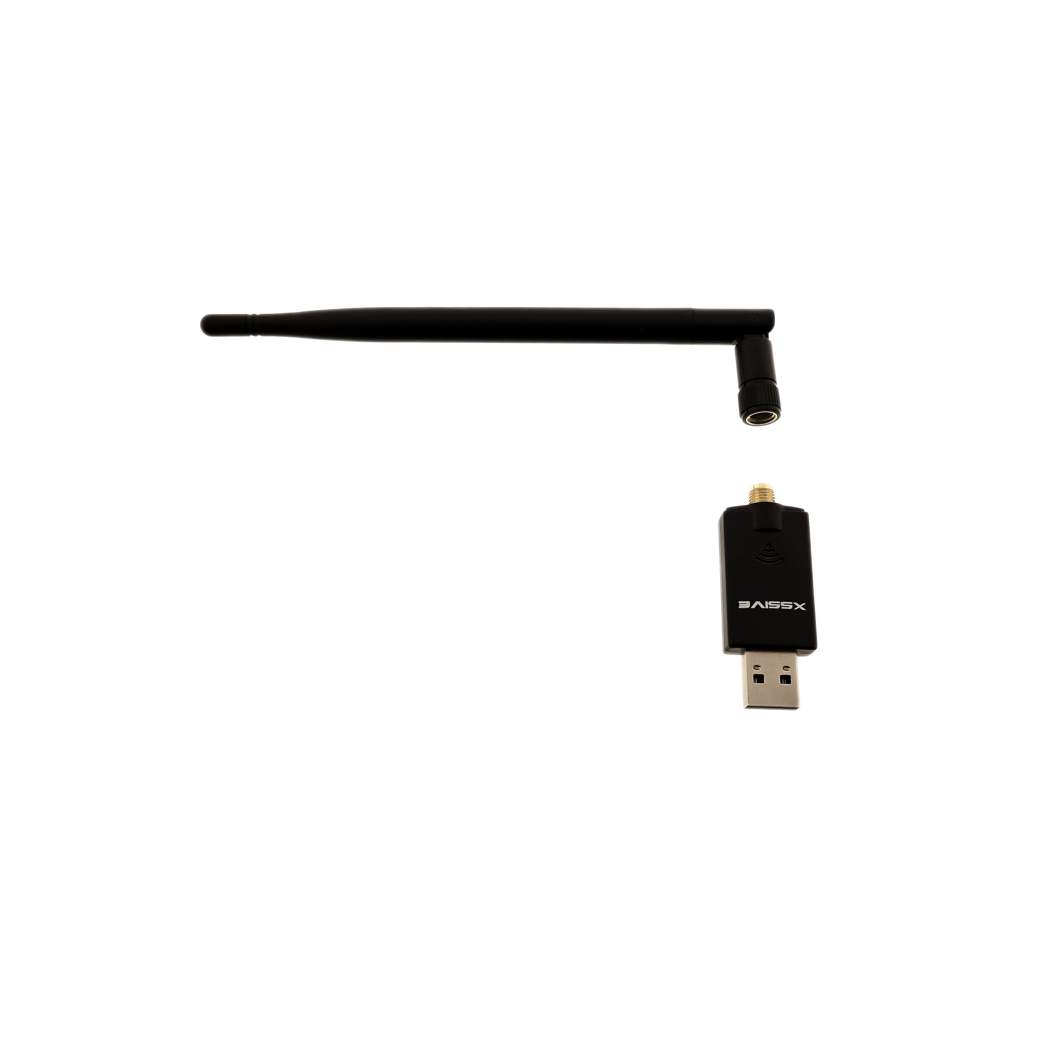 Xssive Dual Band AX900 + BT 5.3 Drahtloser Adapter – WiFi 6 Schwarz USB-Adapter – Bild 2 von 5