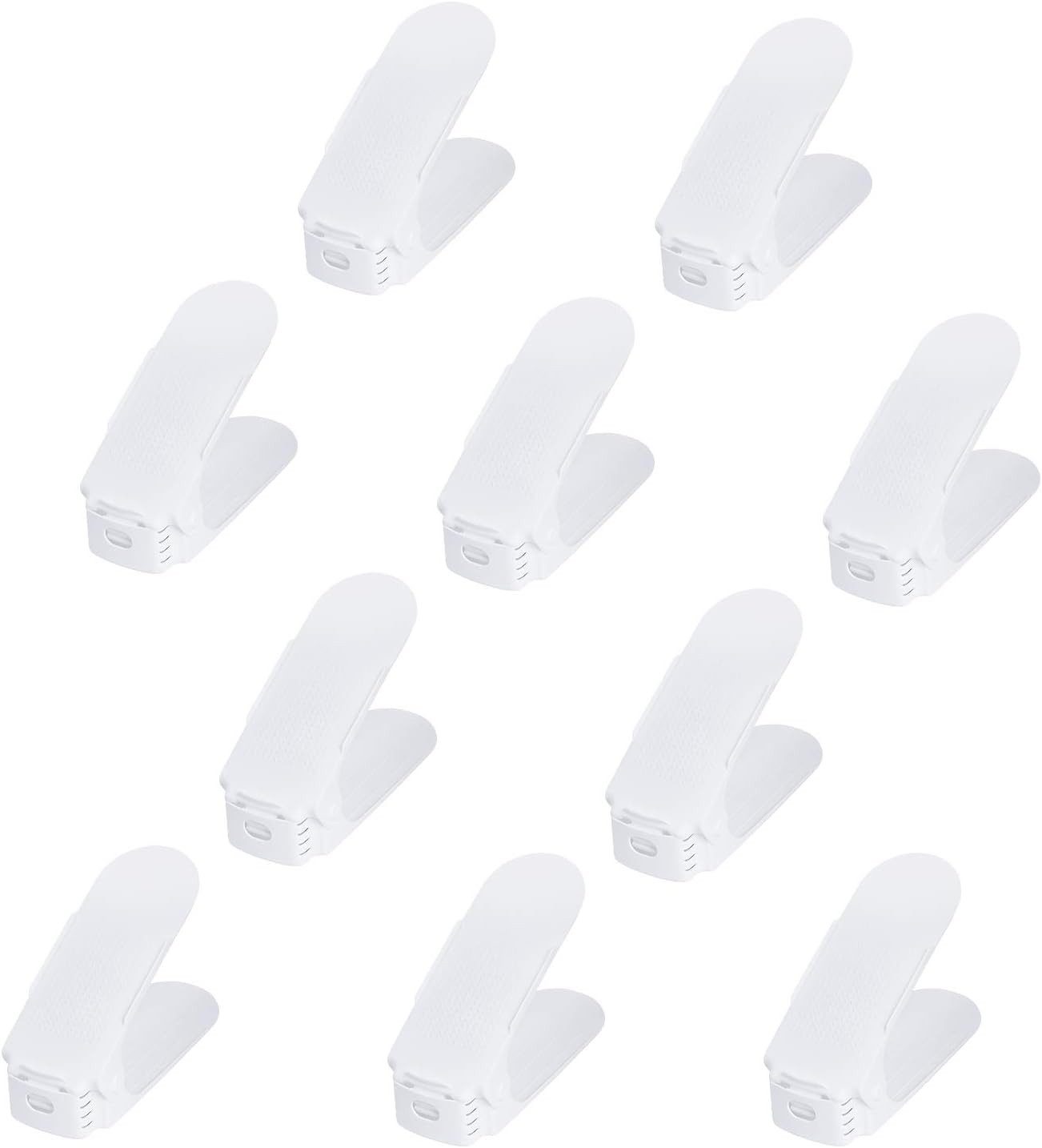 FIVMEN Schuhstapler Einstellbare Schuhregale Schuhhalter Set, 3 höhenverste günstig online kaufen