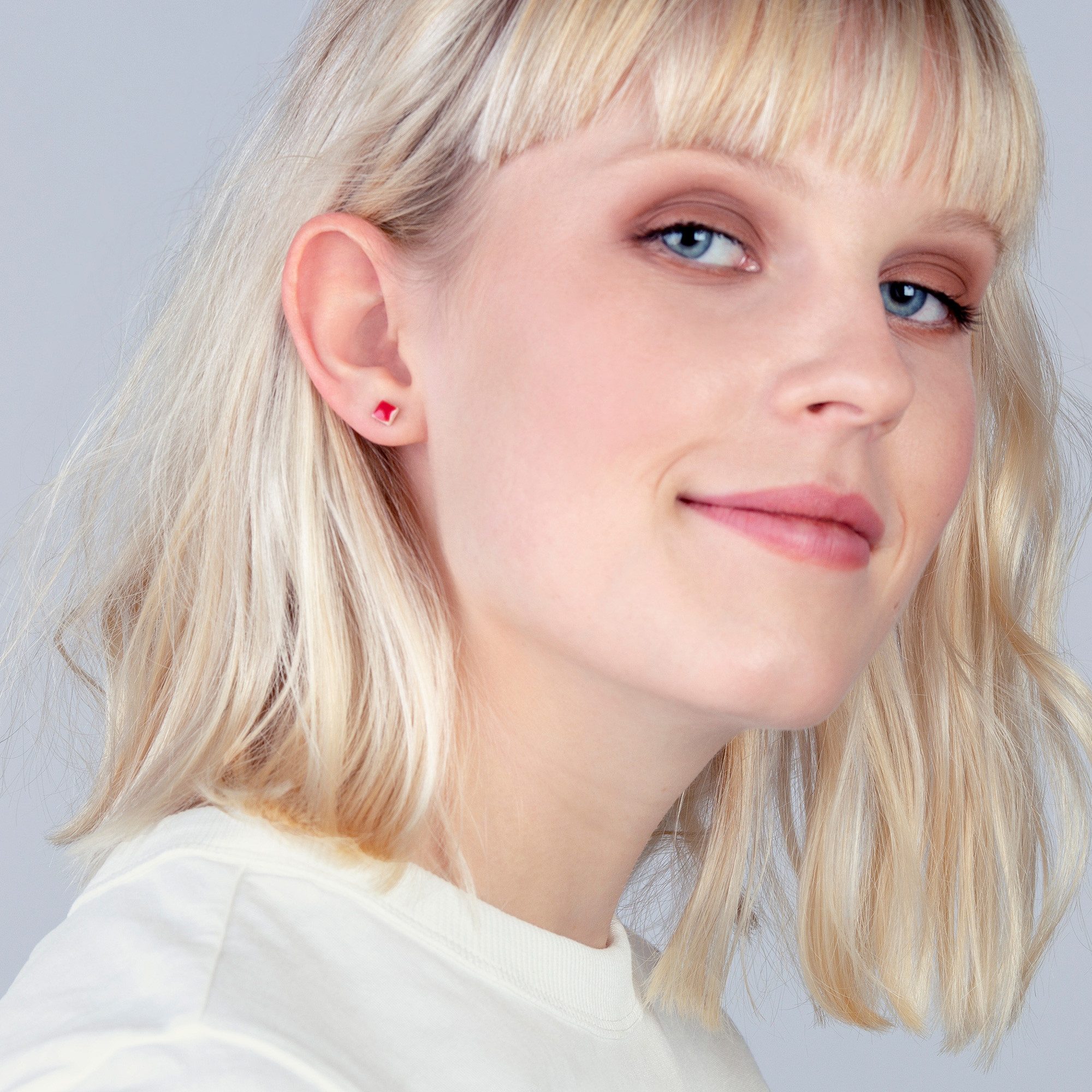 ALEXASCHA Paar Ohrstecker Minimalistische Keramik Stecker günstig online kaufen