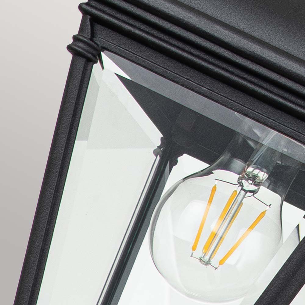 Elstead LIGHTING Außen-Deckenleuchte, Leuchtmittel nicht inklusive, Hängeleuchte Außenlampe Leuchte Deckenlampe Hängelampe Eingang Glas