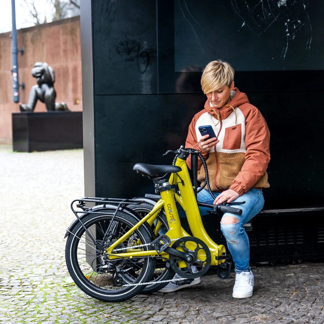 COAST-BIKES Faltrad Elektro, 20 Zoll, 7 Gang, E-Faltrad, Elektrofaltrad, Leicht & Flexibel