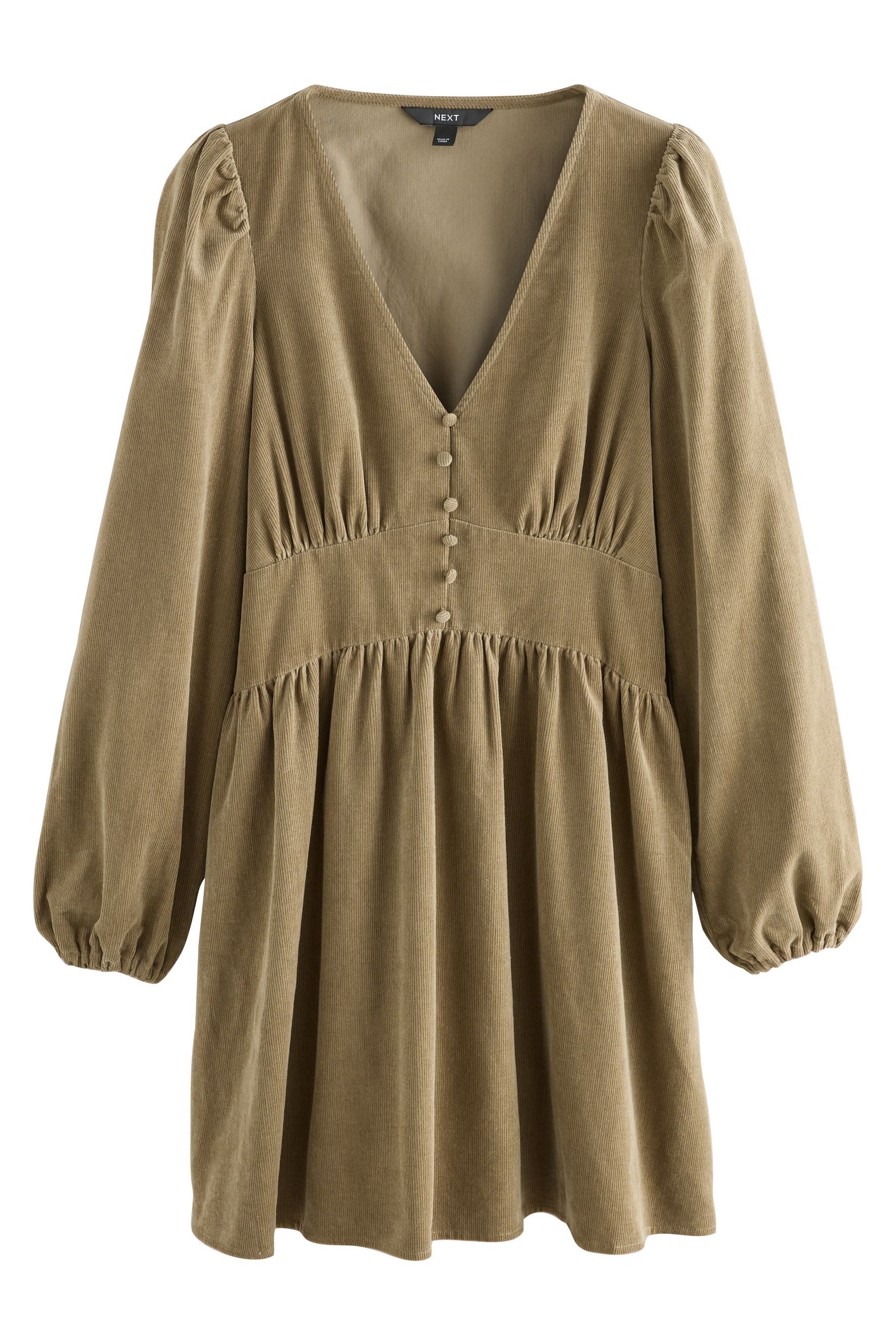 Next Minikleid Langärmeliges Cord-Minikleid (1-tlg) günstig online kaufen