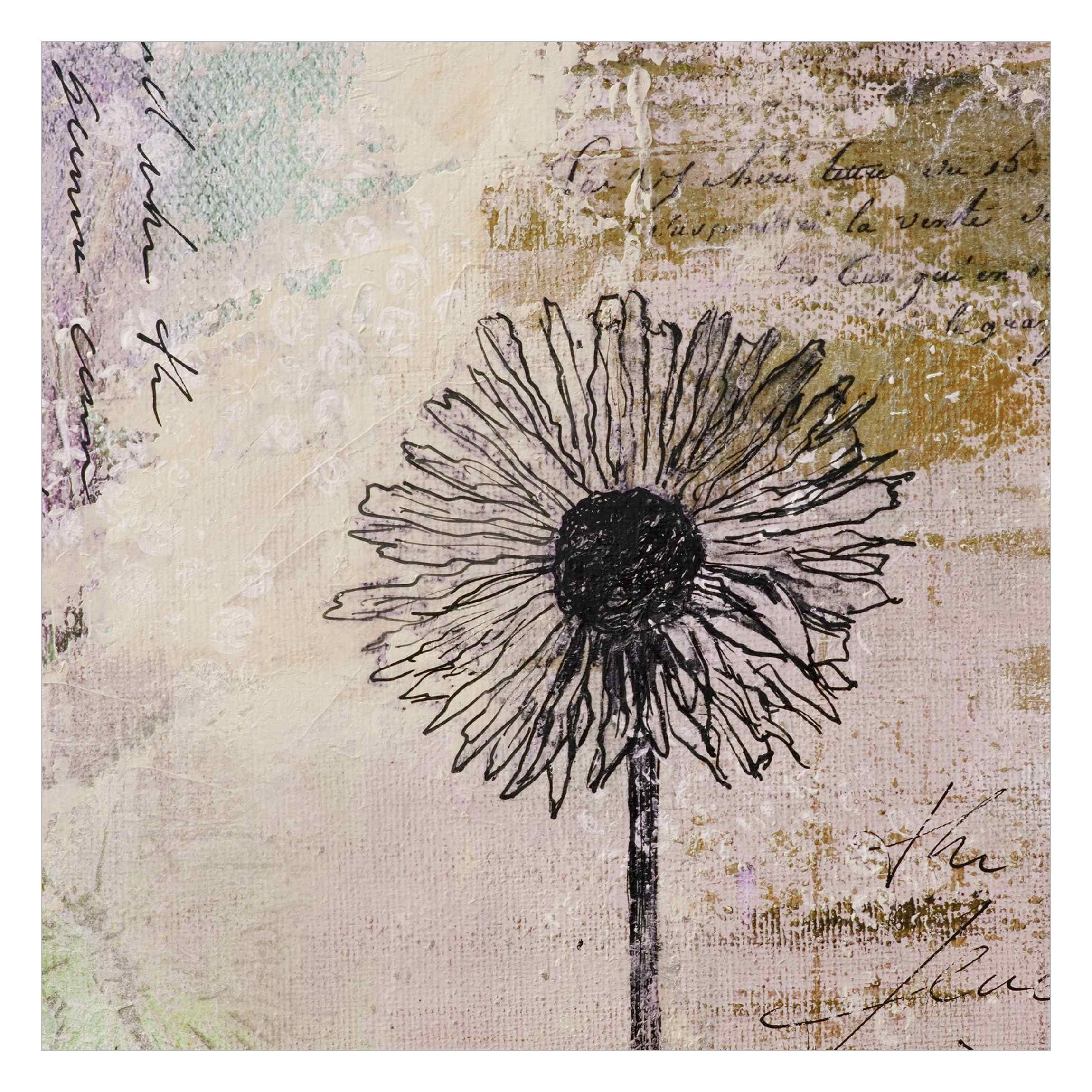 Bilderdepot24 Fototapete Blumen Shabby Pusteblume Blumentapete Floral Natur günstig online kaufen