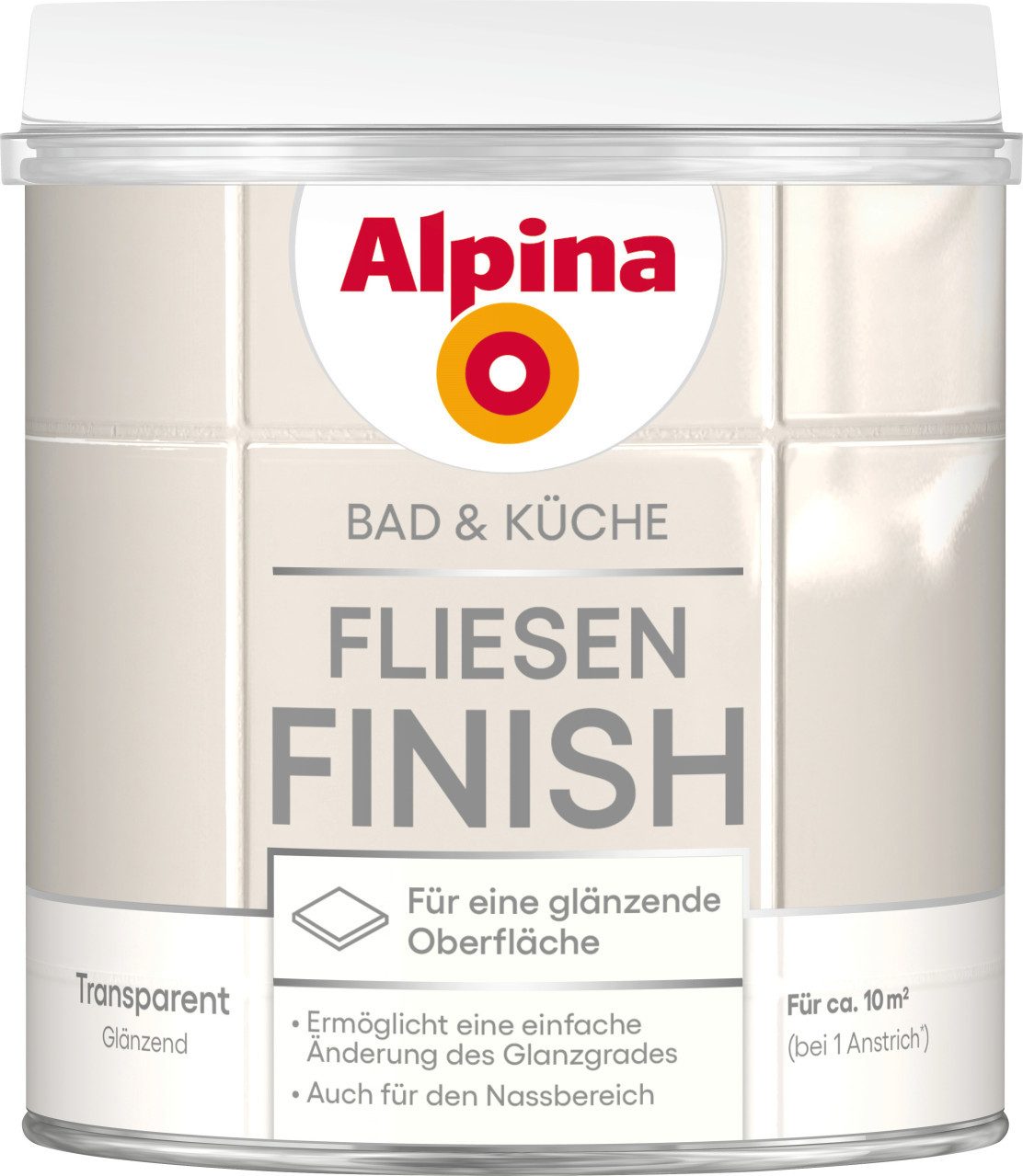 Alpina Fliesenlack Alpina Küche & Badezimmer Fliesen-Finish 2K 750 ml