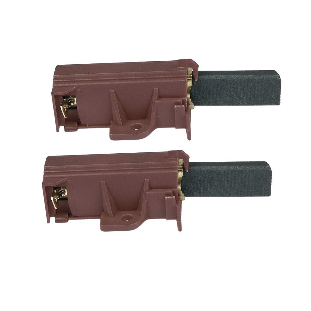 Trade-Shop Ersatzbürste 2x passend für Candy Hoover HN613584 HN613586S HN675530 HNF212780, 5mm x 12,5mm x 32mm Motorkohlen Kohlebürsten Schleifkohlen, (2-tlg), Geeignet für viele Waschmaschinen-Motoren - mit Halter (Länge: 46mm)