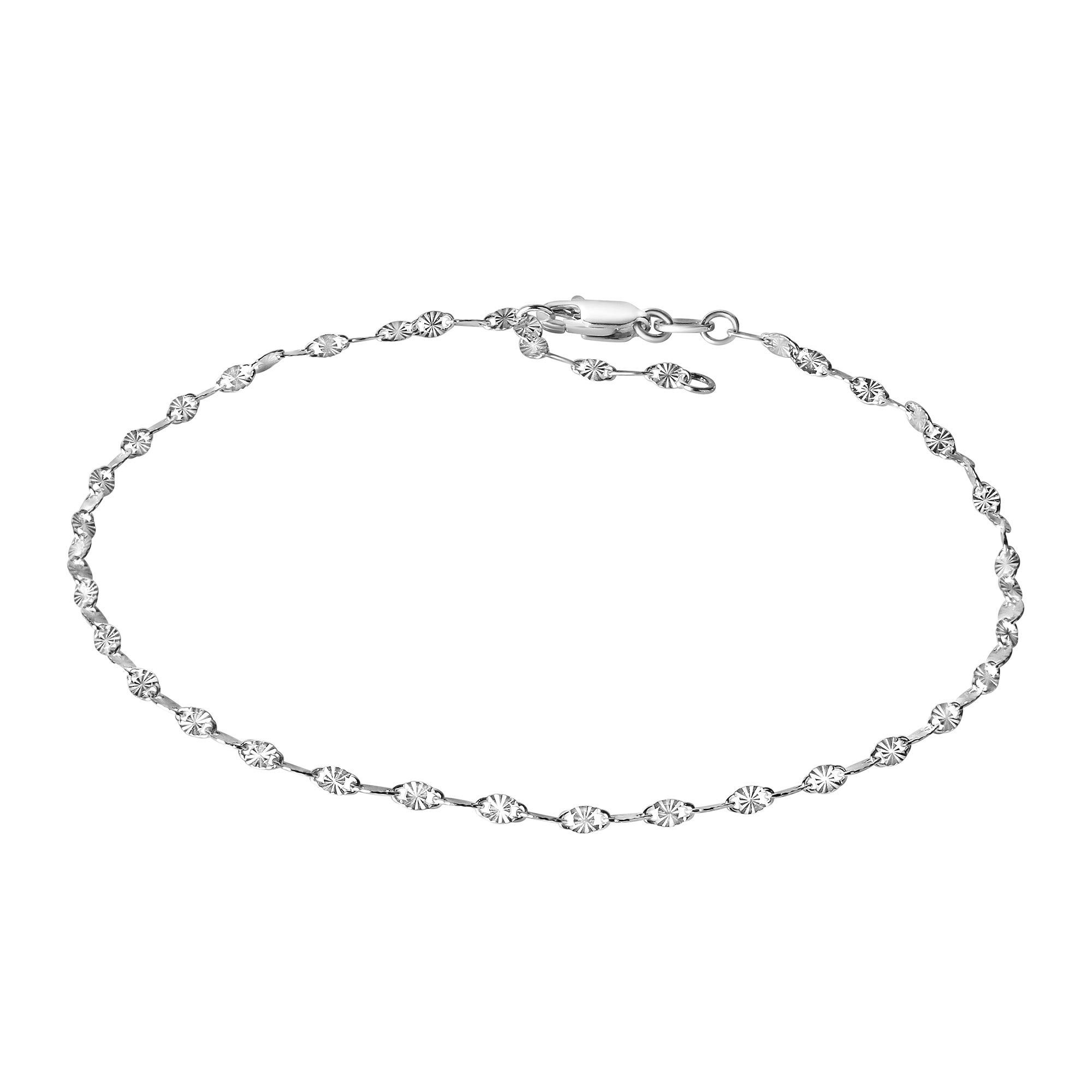 Vivance Fußkette 925/- Sterling Silber weiss diamantiert