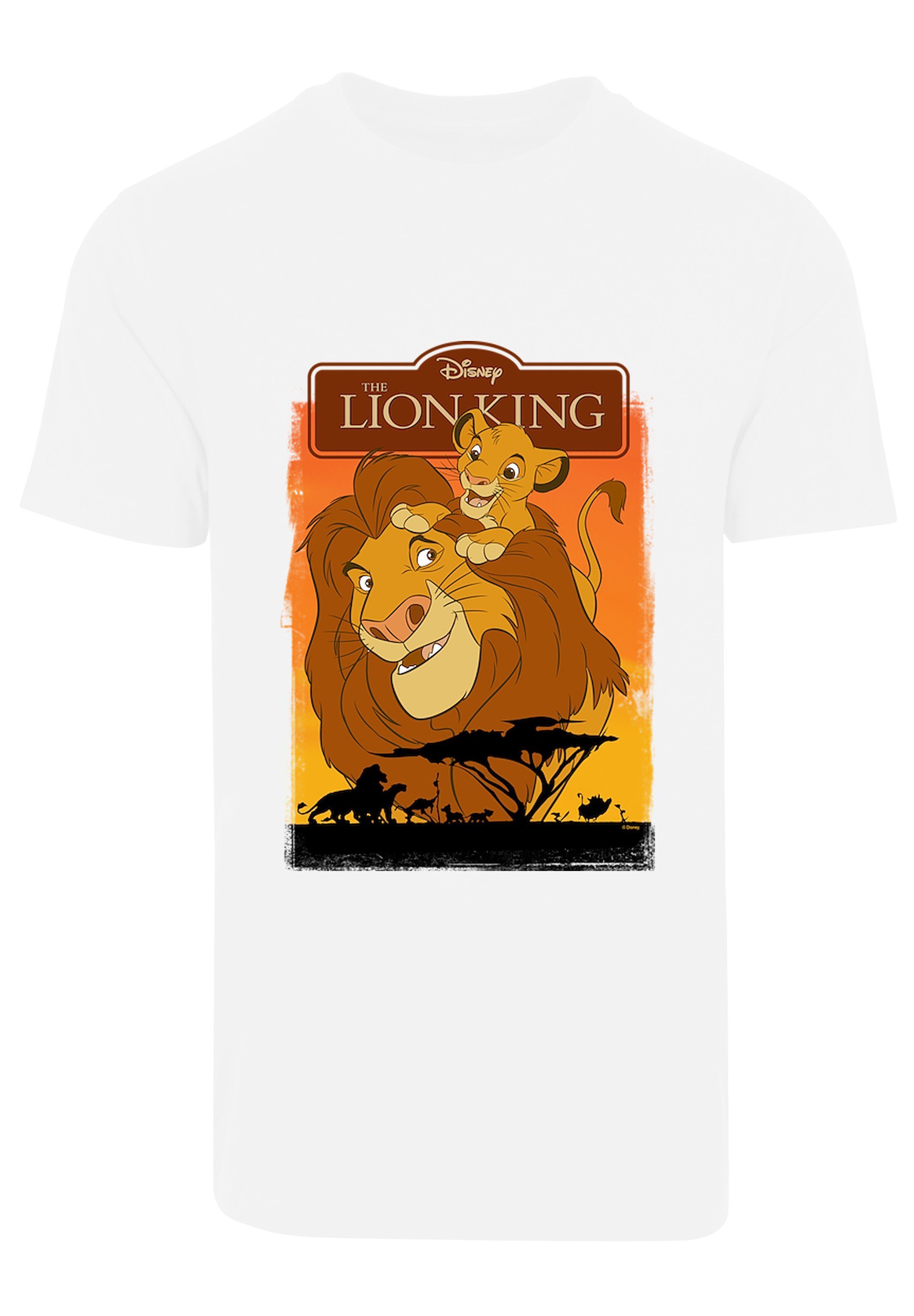 weiß Print T-Shirt König der und Löwen Simba Disney F4NT4STIC Mufasa