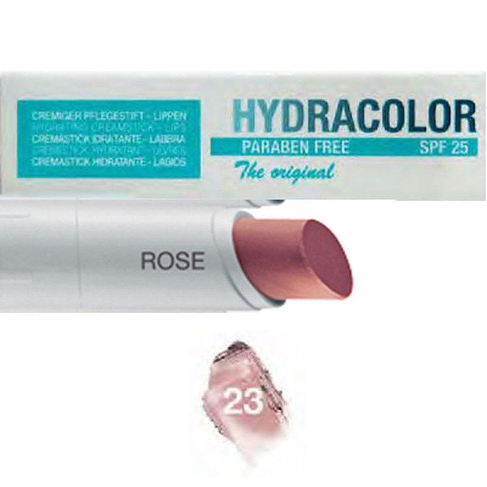 Deborah Milano Lippenpflegestift Hydracolor Lippenpflege Classic ohne Glycerin SPF 25 ROSE 23