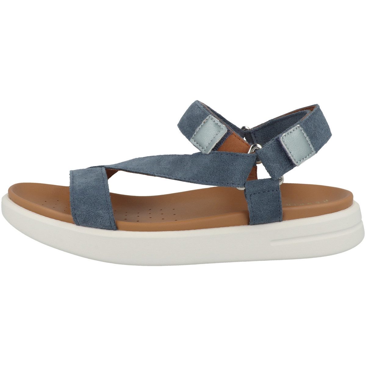 Geox D Xand 2S B Damen Sandale Sandaletten, Sommerschuhe, Badeschuhe, Riemchen, Schlappen