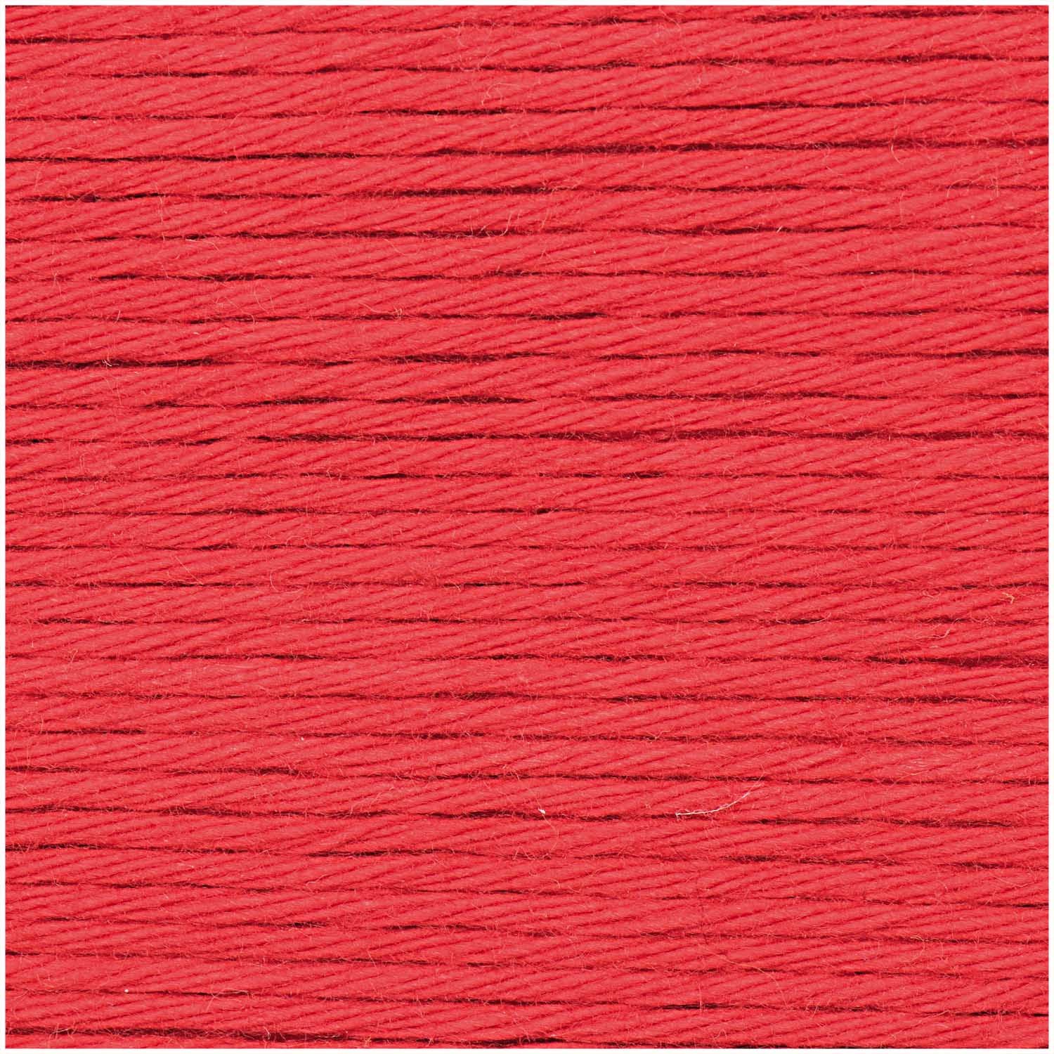 Rico Design Rico Design Creative Cotton aran Wolle 50g Farbe 05 Rot Häkelwolle