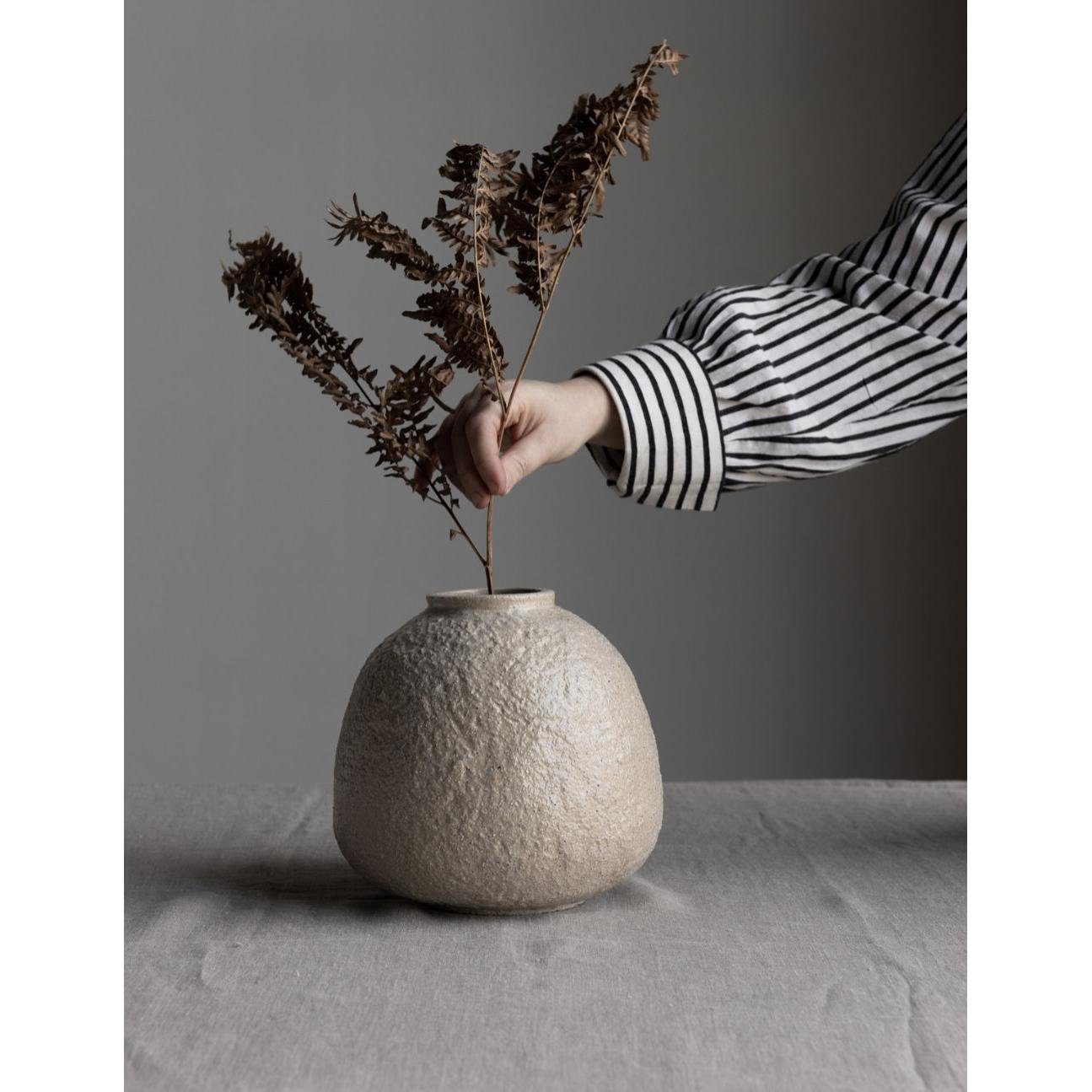 Storefactory Dekovase Vase Sandby Beige (20cm) günstig online kaufen