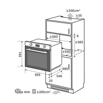 exquisit Einbau-Mikrowelle EBEM 797-H-030, Mikrowelle, Mikrowelle + Grill, Mikrowelle + Heißluft, Grill, Auftau-Programm, Mikrowelle + Grill + Umluft, Grill + Umluft, 72,00 l, Timer, Kindersicherung, 5 Leistungsstufen, Kombinationsgerät