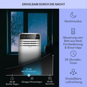 Klarstein Klimagerät Metrobreeze New York Smart 7k, Klimagerät mobil Air Conditioner Kühlgerät Luftkühler