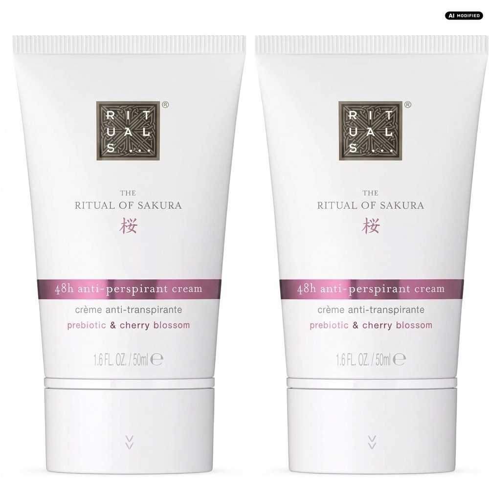 Rituals Deo-Creme Rituals The Ritual of Sakura Antitranspirant Creme 2er Set, 1-tlg., Vorteilspack mit 2 Antitranspirant-Cremes für langanhaltenden Schutz