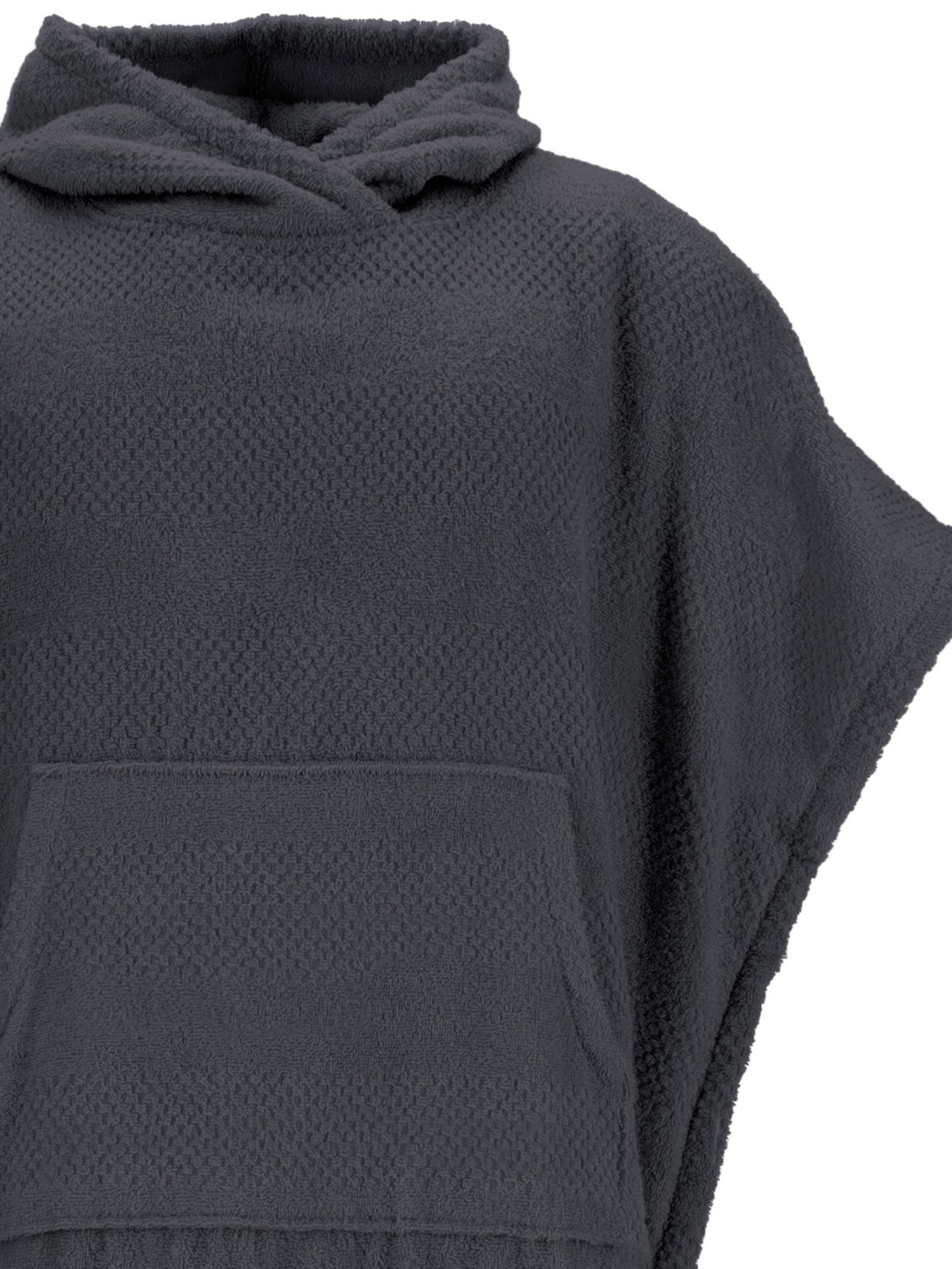 Vossen Badeponcho Unisex Wellness Cape Timo, 100% Baumwolle