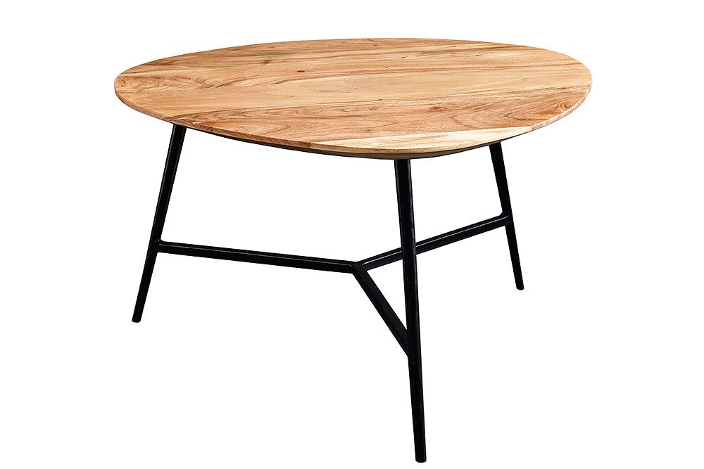 Couchtisch Design Couchtisch BELLEZA 70cm natural Akazie