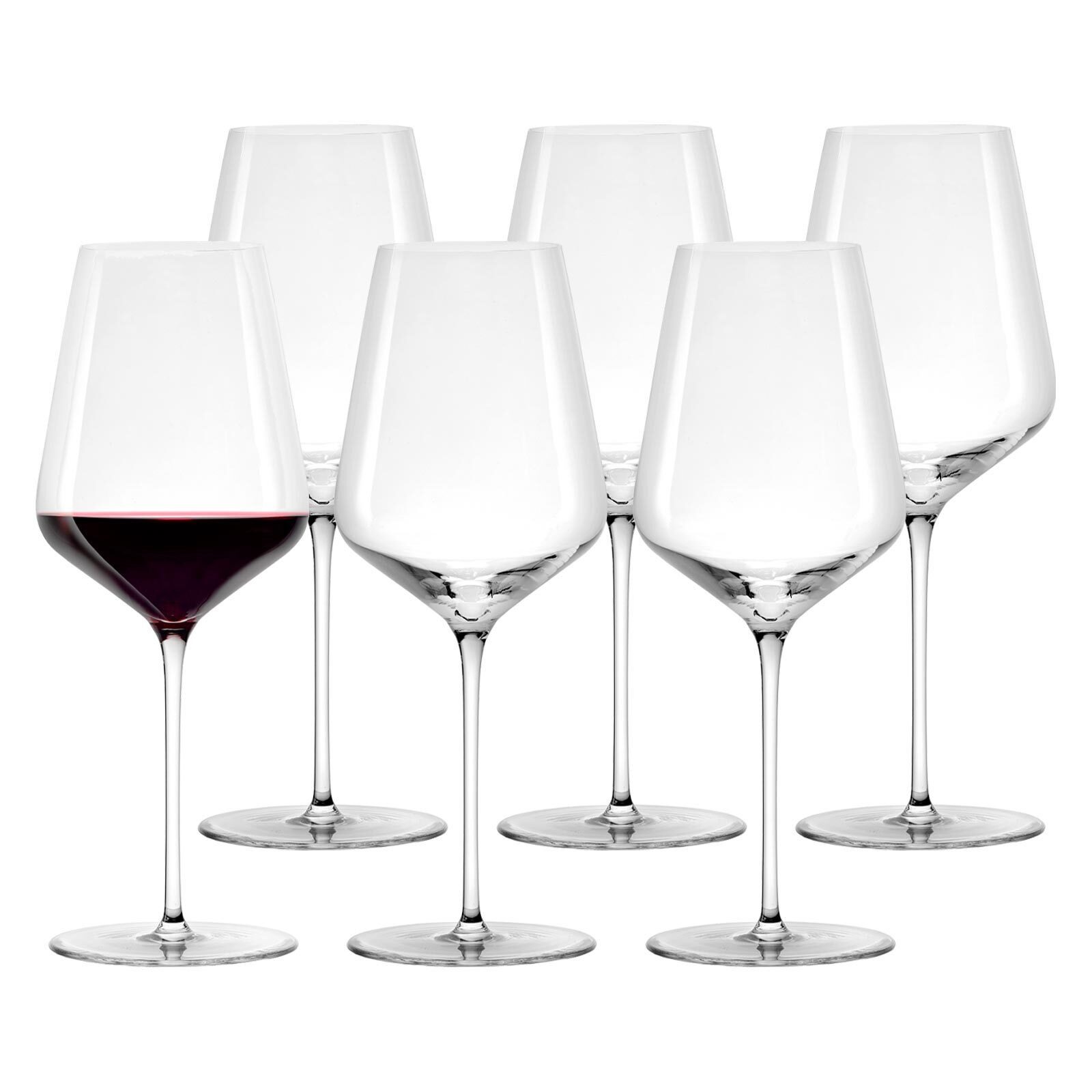 Rotweinglas Starlight Bordeauxgläser 675 ml 6er Set