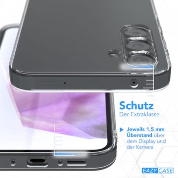 EAZY CASE Handyhülle Samsung Galaxy A35 Slimcover Clear Clear 6,6 Zoll, durchsichtige Hülle Ultra Dünn Silikon Backcover TPU Telefonhülle Klar