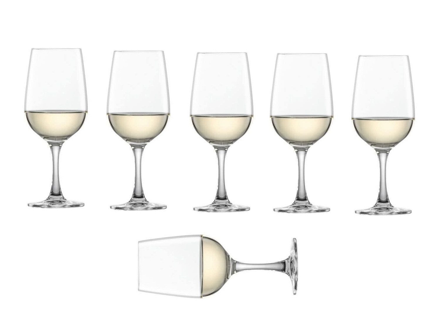 SCHOTT ZWIESEL Weißweinglas 6 x Weinglas CONGRESSO 317ml Eichstrich 0,2L, 6-tlg.